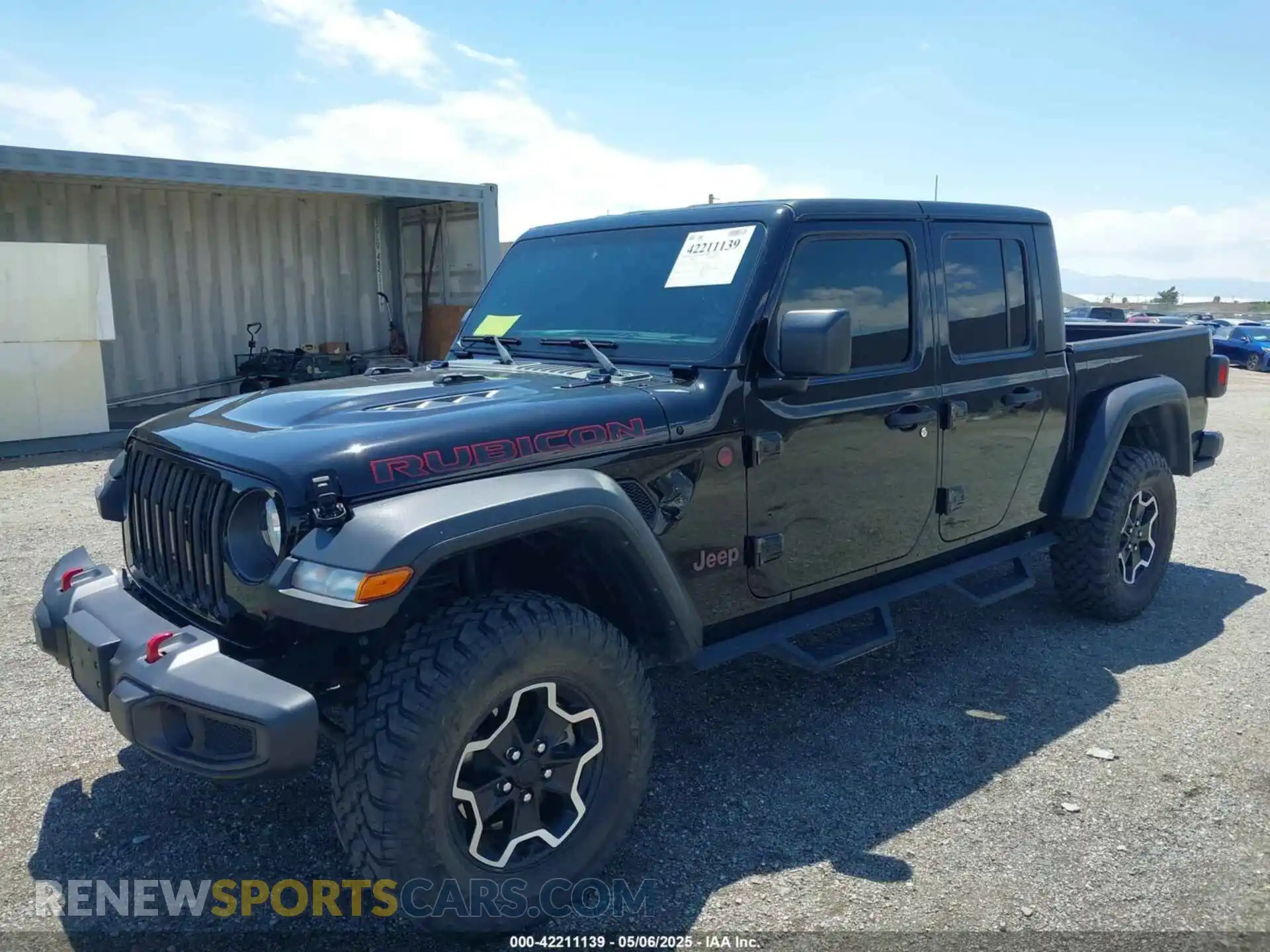 2 Photograph of a damaged car 1C6JJTBG3PL531982 JEEP GLADIATOR 2023