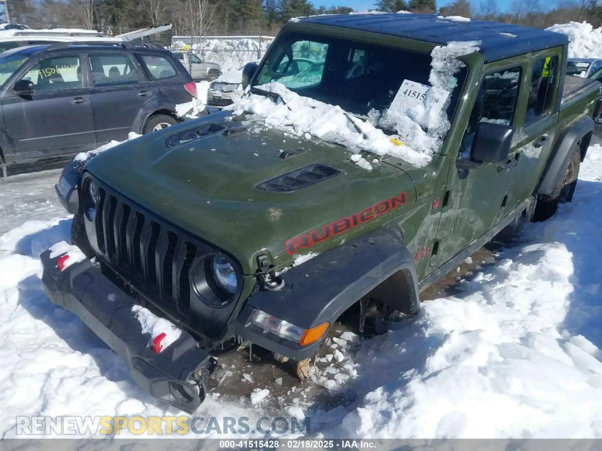 2 Photograph of a damaged car 1C6JJTBG6PL576818 JEEP GLADIATOR 2023