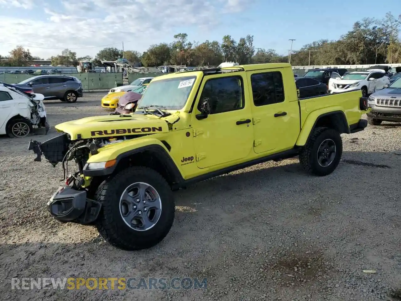 1 Photograph of a damaged car 1C6JJTBG8PL583141 JEEP GLADIATOR 2023