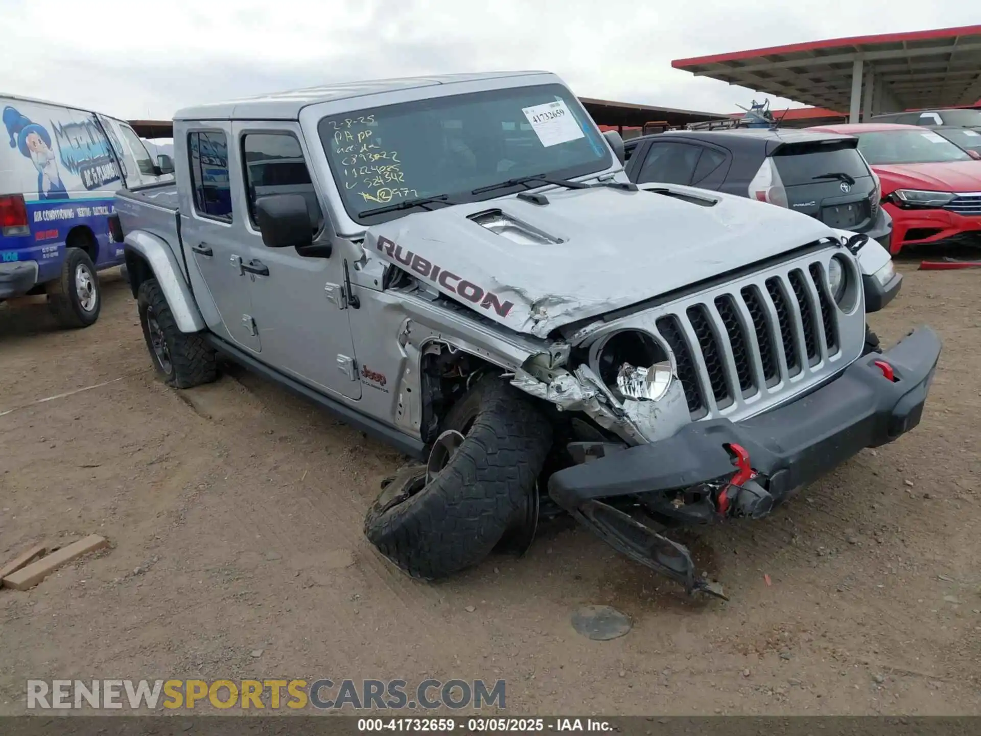1 Photograph of a damaged car 1C6JJTBG9PL524342 JEEP GLADIATOR 2023