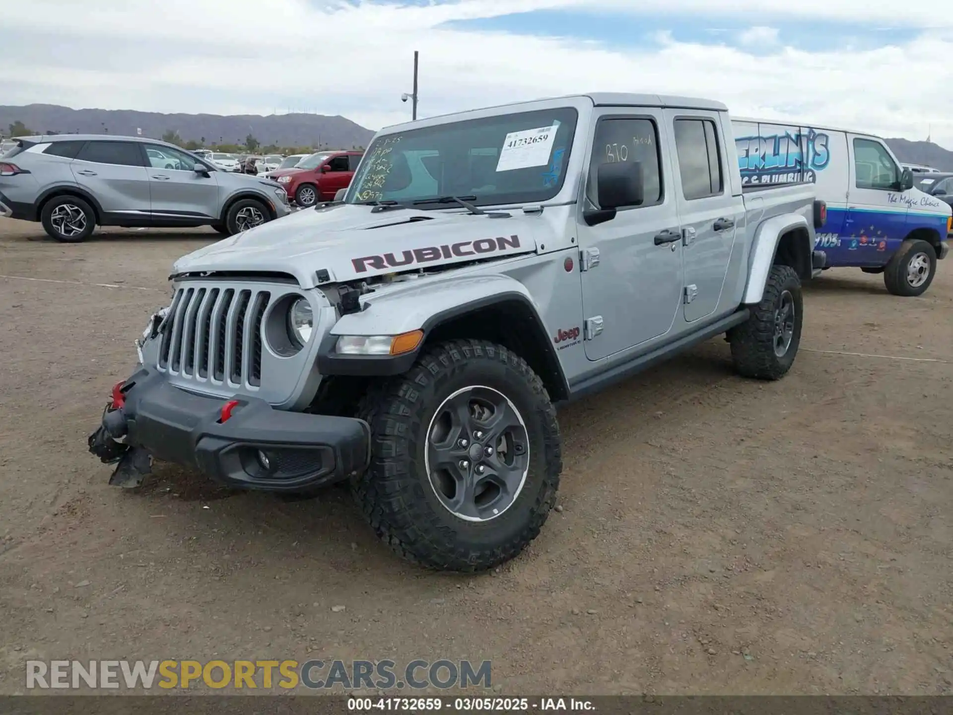 2 Photograph of a damaged car 1C6JJTBG9PL524342 JEEP GLADIATOR 2023