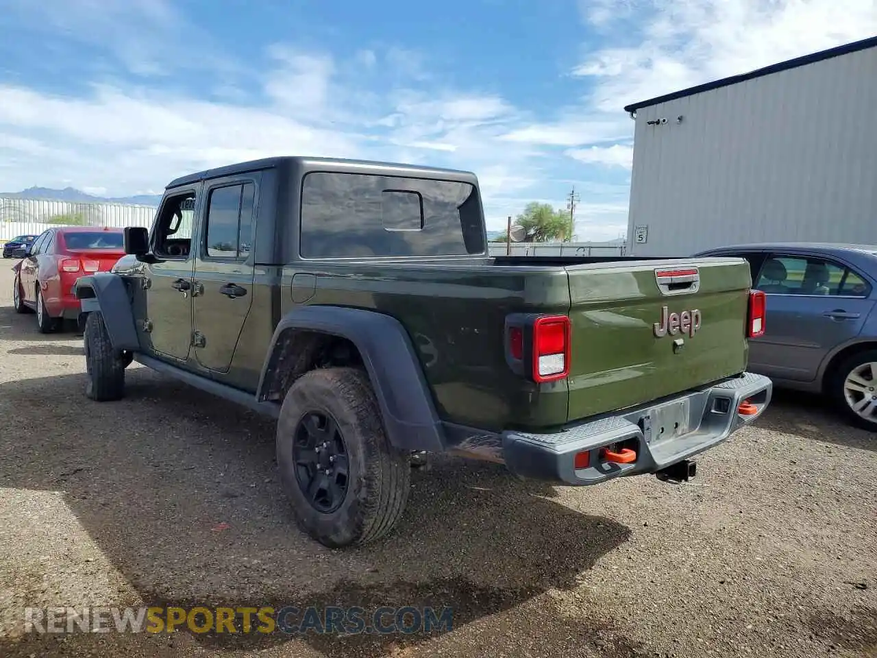 2 fotografías del automóvil dañado 1C6JJTEG0PL503293 JEEP GLADIATOR 2023