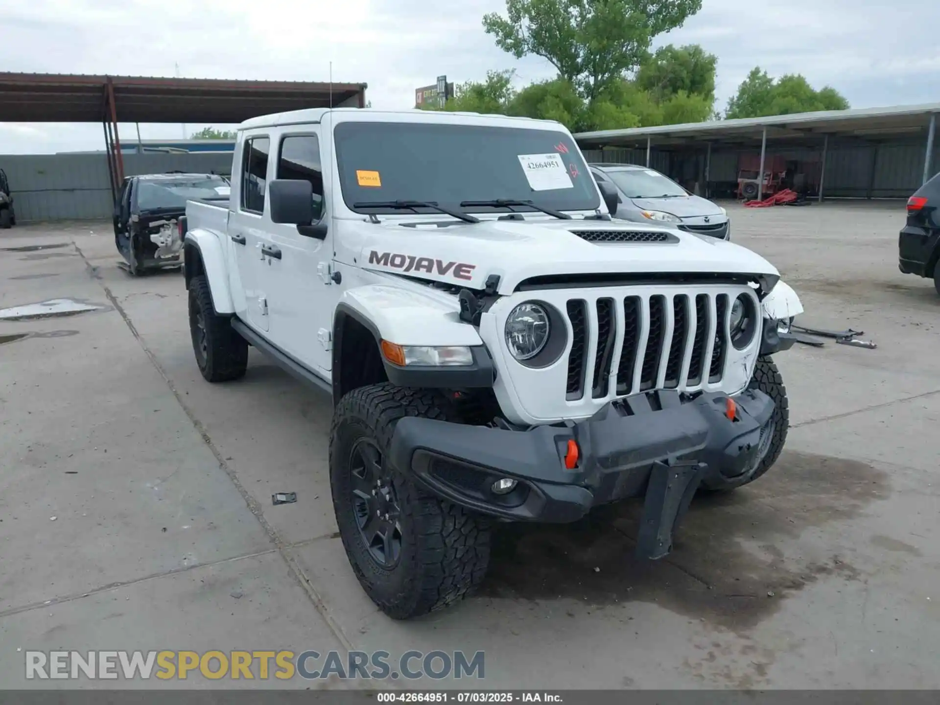 1 fotografías del automóvil dañado 1C6JJTEG1PL575359 JEEP GLADIATOR 2023