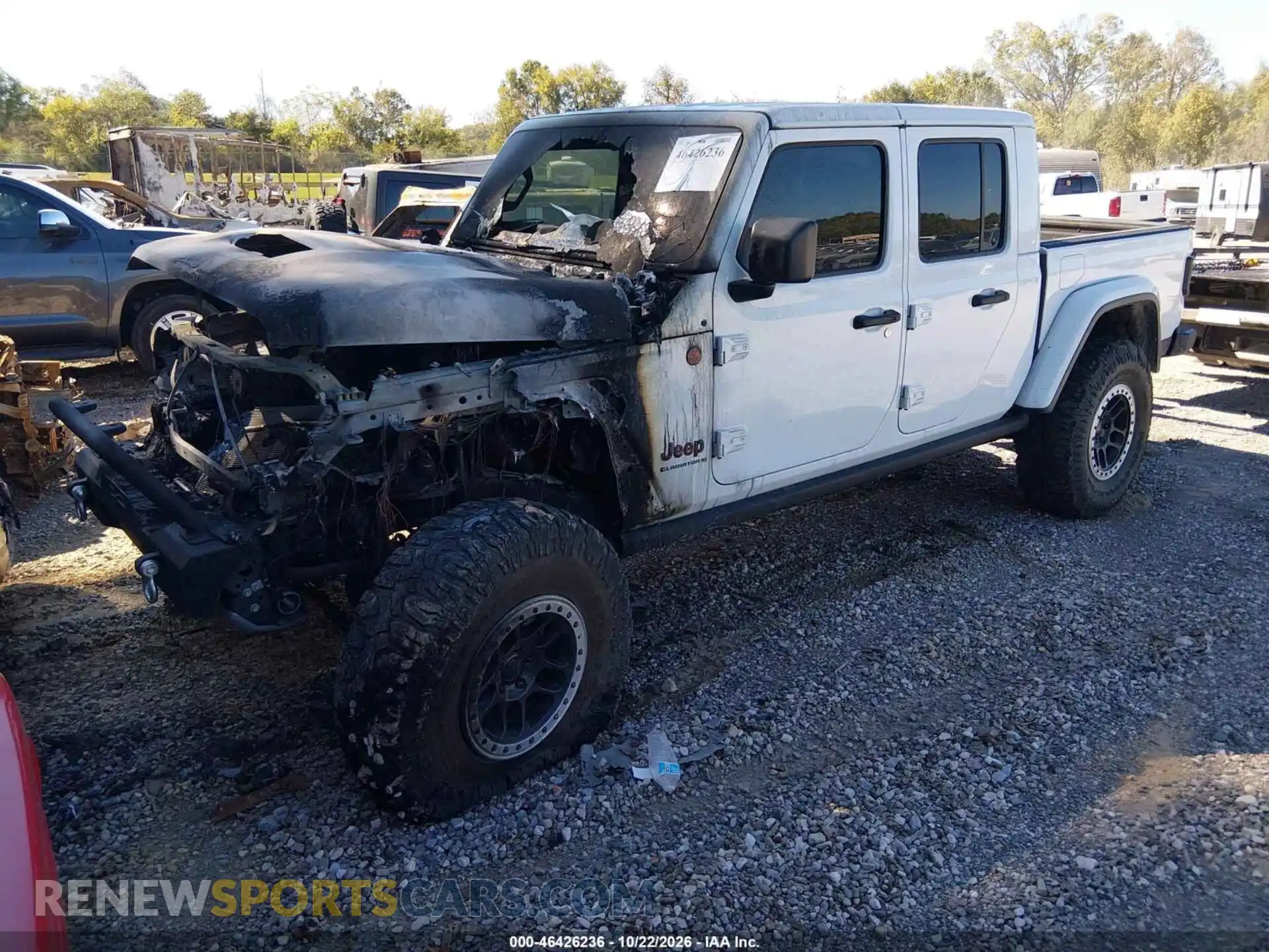 2 Photograph of a damaged car 1C6JJTEG3PL568820 JEEP GLADIATOR 2023