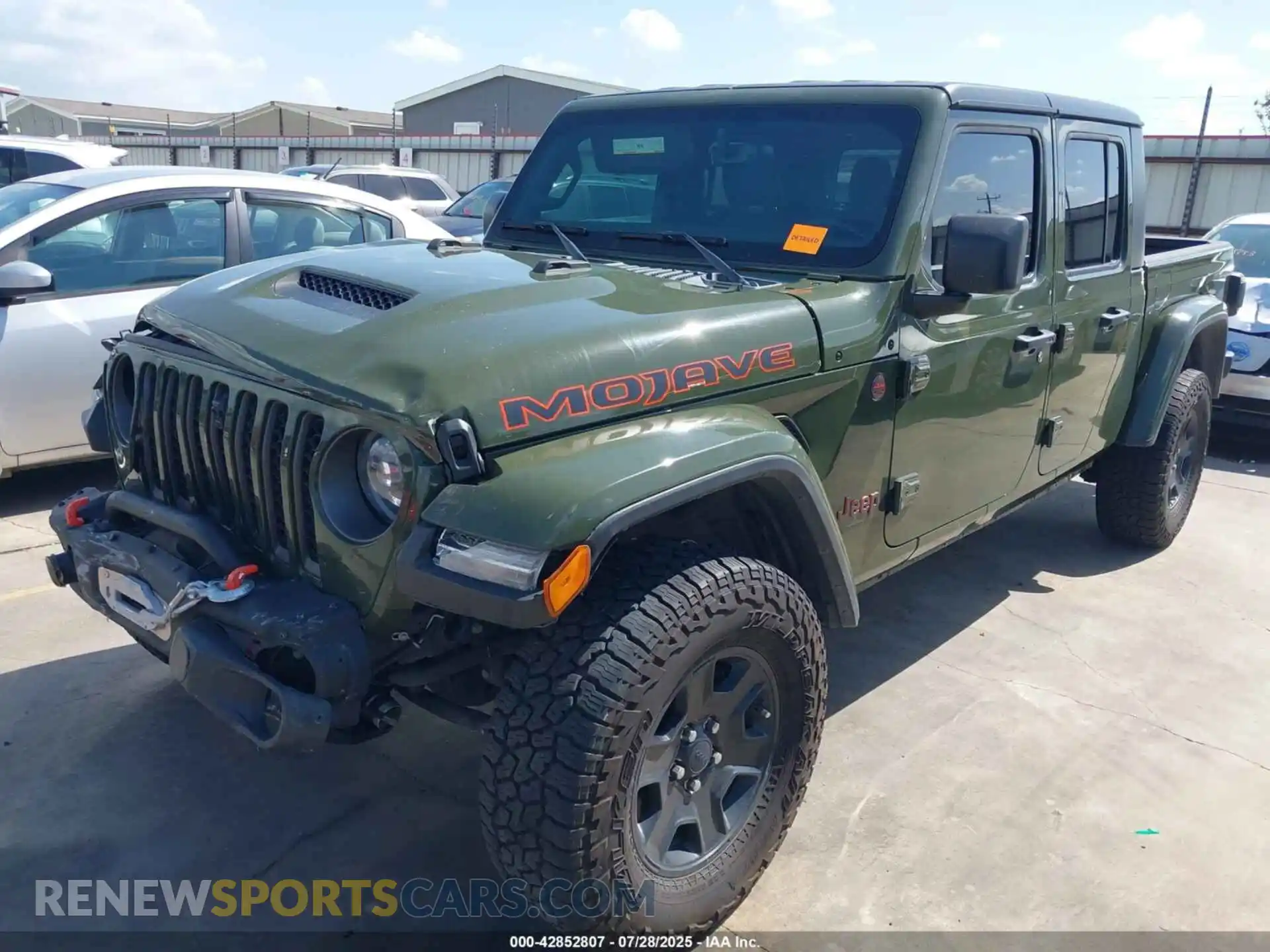 2 Photograph of a damaged car 1C6JJTEG5PL569340 JEEP GLADIATOR 2023