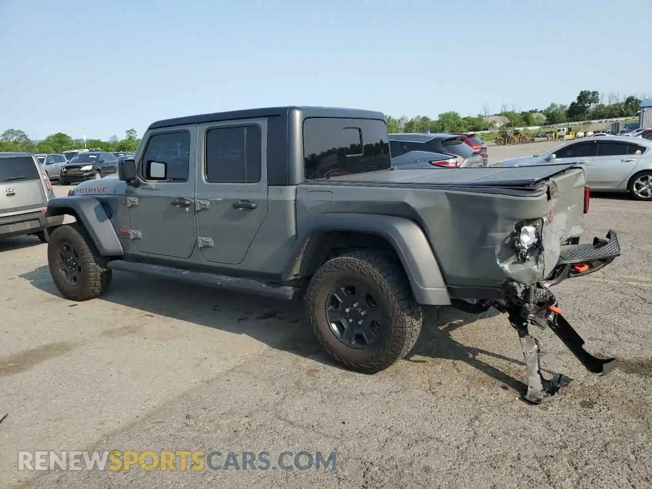 2 Photograph of a damaged car 1C6JJTEG6PL539442 JEEP GLADIATOR 2023