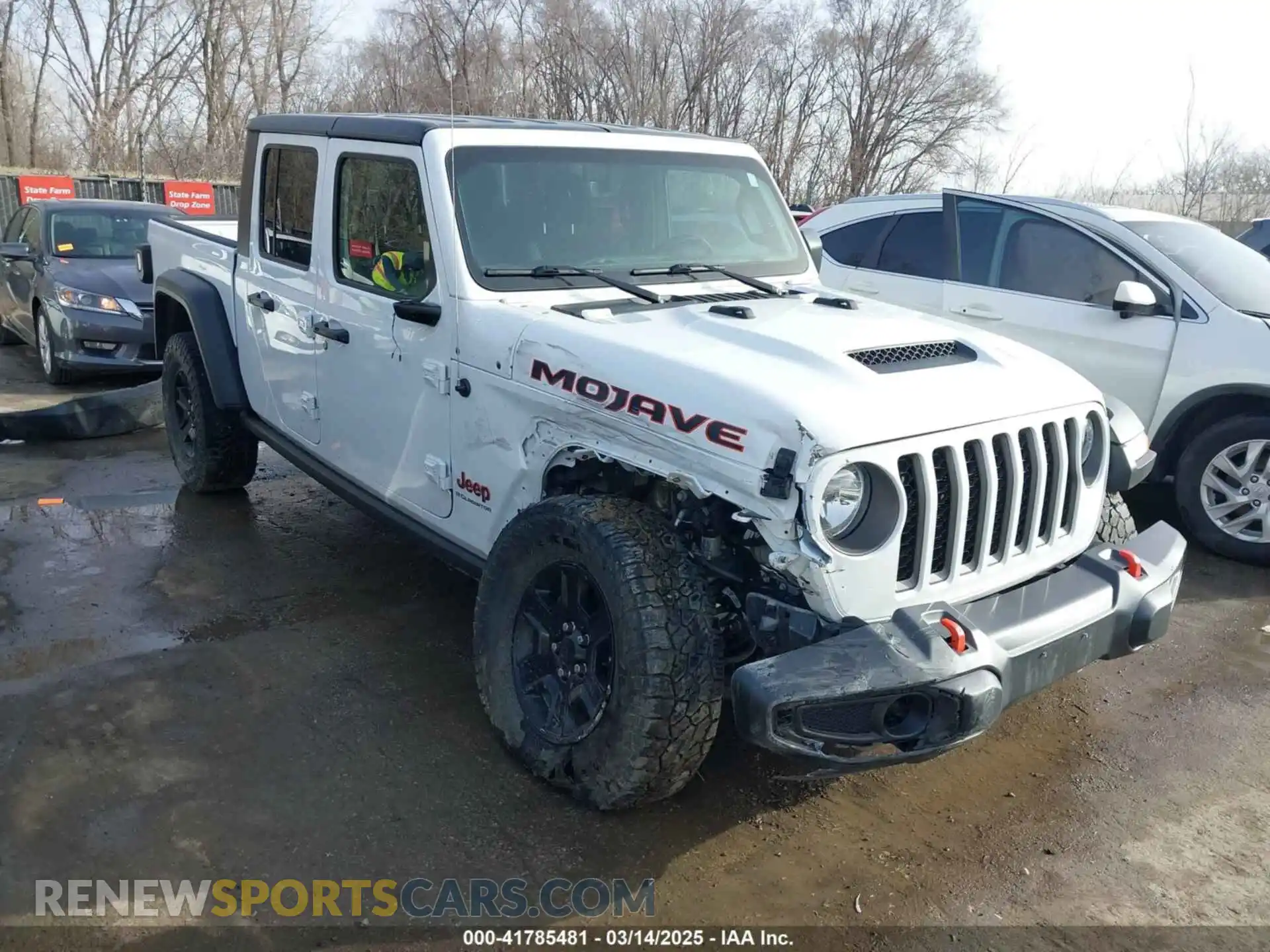 1 Photograph of a damaged car 1C6JJTEG6PL575342 JEEP GLADIATOR 2023