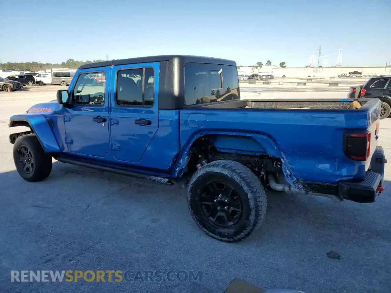 2 Photograph of a damaged car 1C6JJTEG7PL580727 JEEP GLADIATOR 2023