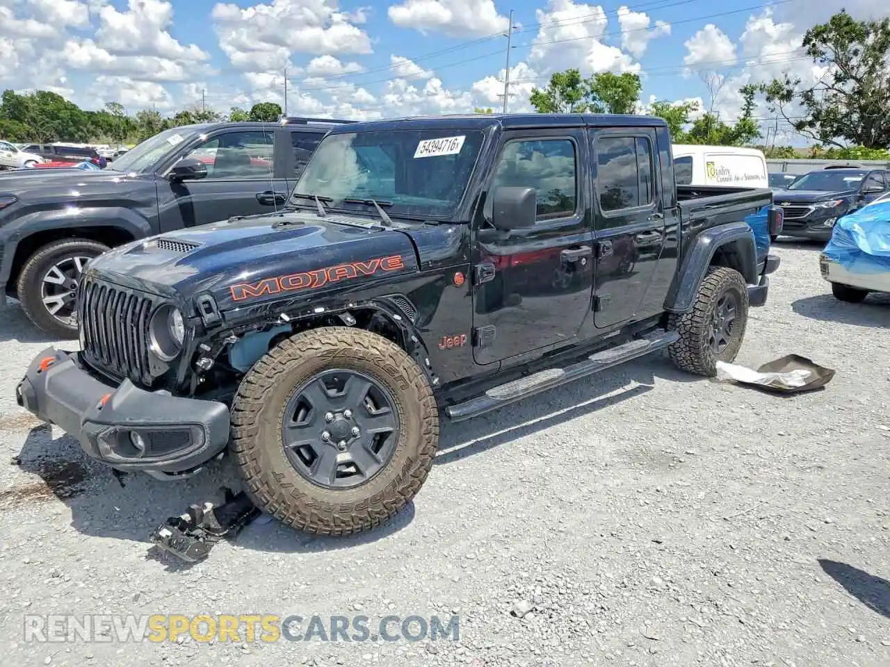 1 Photograph of a damaged car 1C6JJTEG8PL573155 JEEP GLADIATOR 2023