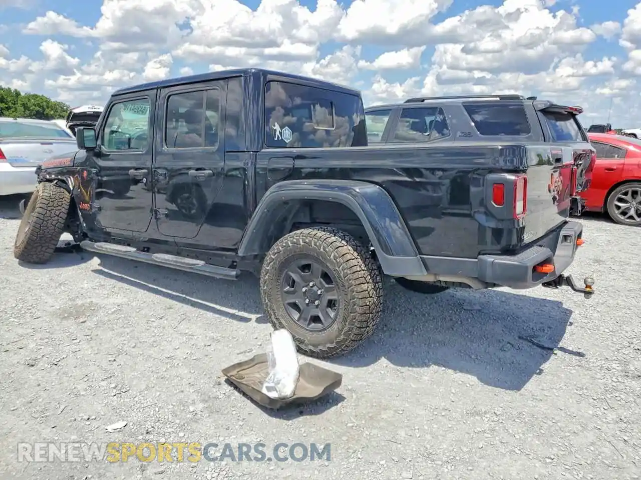 2 Photograph of a damaged car 1C6JJTEG8PL573155 JEEP GLADIATOR 2023