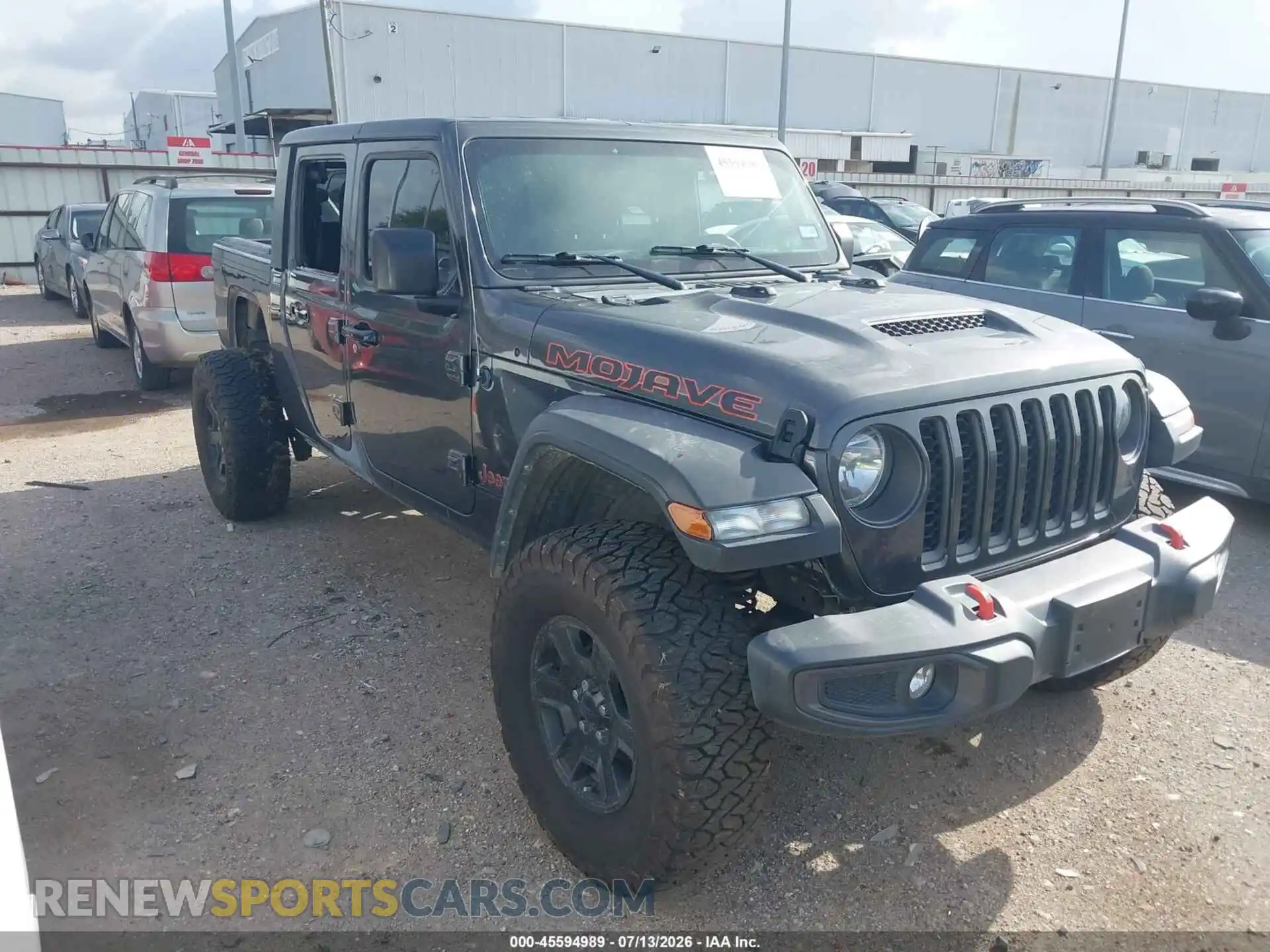 1 fotografías del automóvil dañado 1C6JJTEGXPL501390 JEEP GLADIATOR 2023