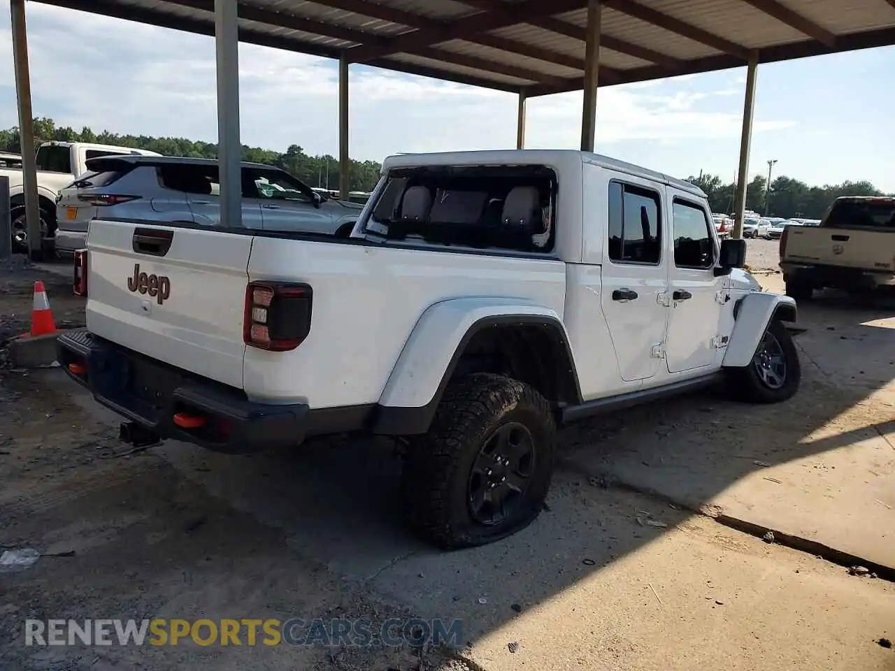 3 Photograph of a damaged car 1C6JJTEGXPL575313 JEEP GLADIATOR 2023