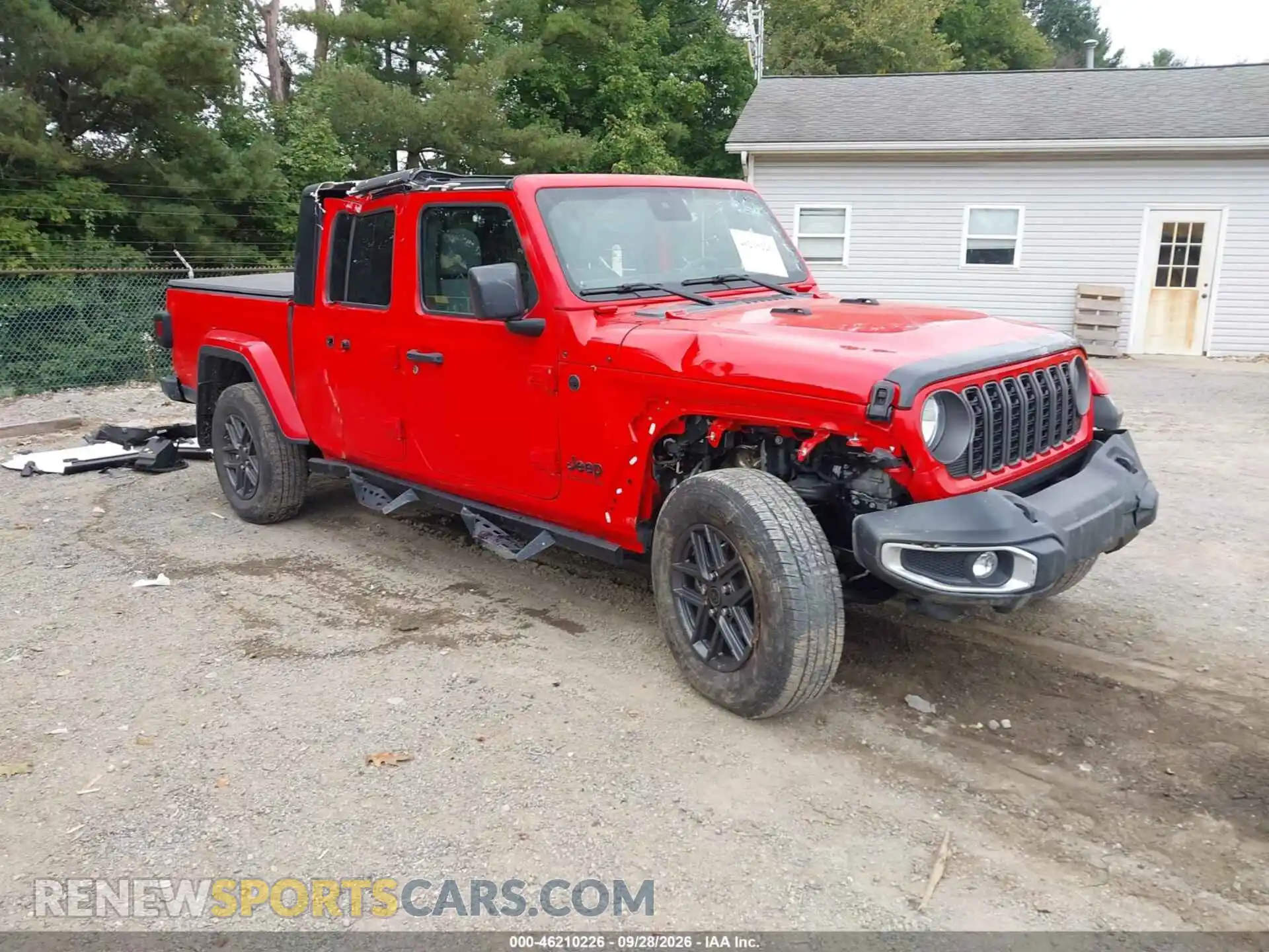 1 fotografías del automóvil dañado 1C6HJTAG0RL113933 JEEP GLADIATOR 2024