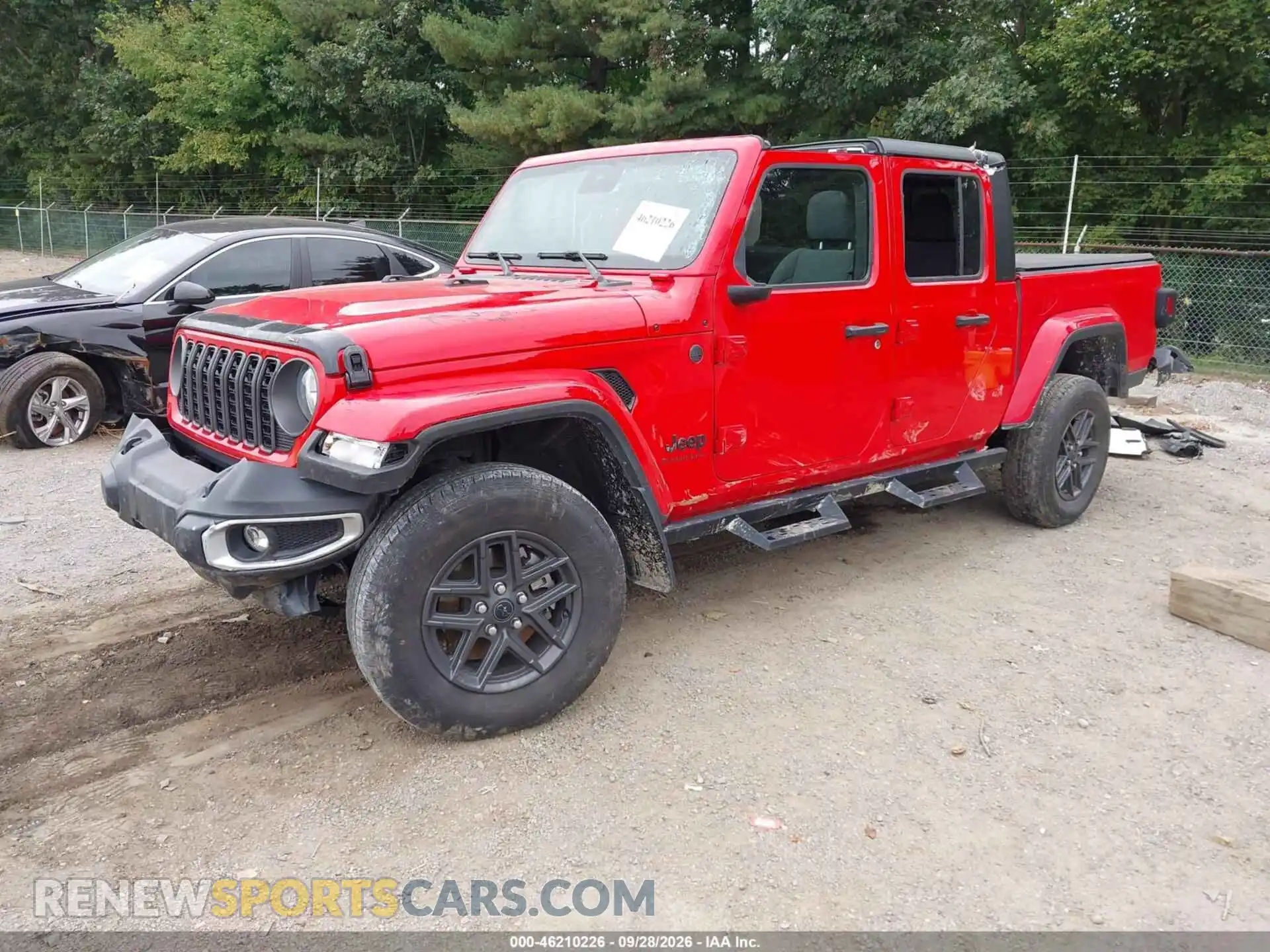 2 fotografías del automóvil dañado 1C6HJTAG0RL113933 JEEP GLADIATOR 2024