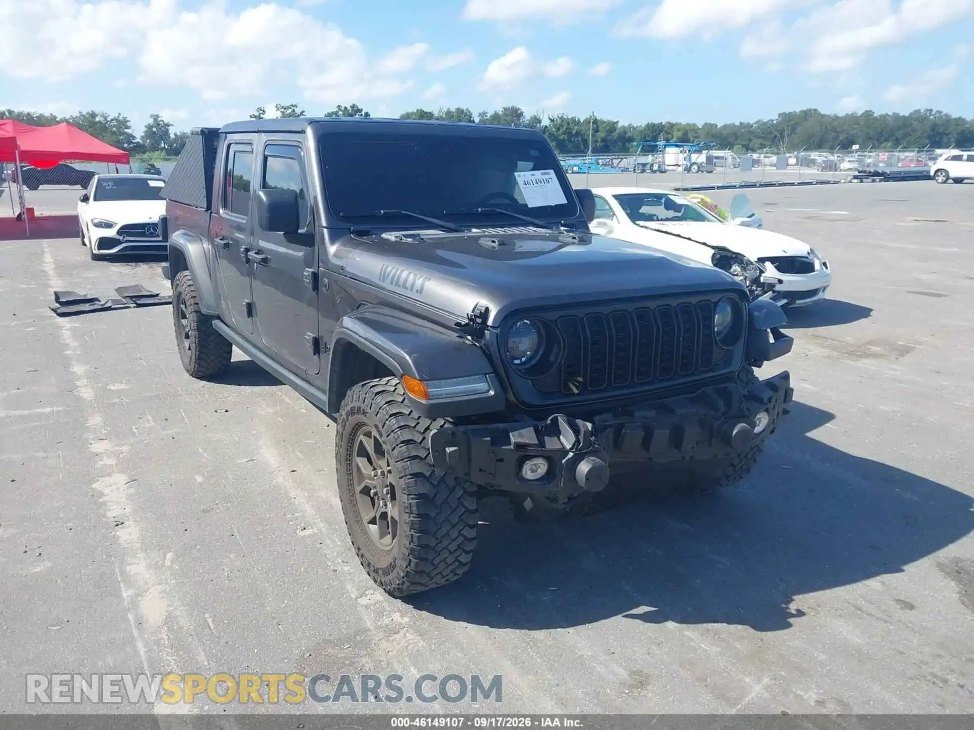 1 fotografías del automóvil dañado 1C6HJTAG0RL126746 JEEP GLADIATOR 2024