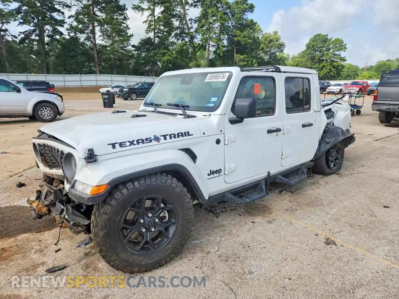1 fotografías del automóvil dañado 1C6HJTAG2RL128742 JEEP GLADIATOR 2024