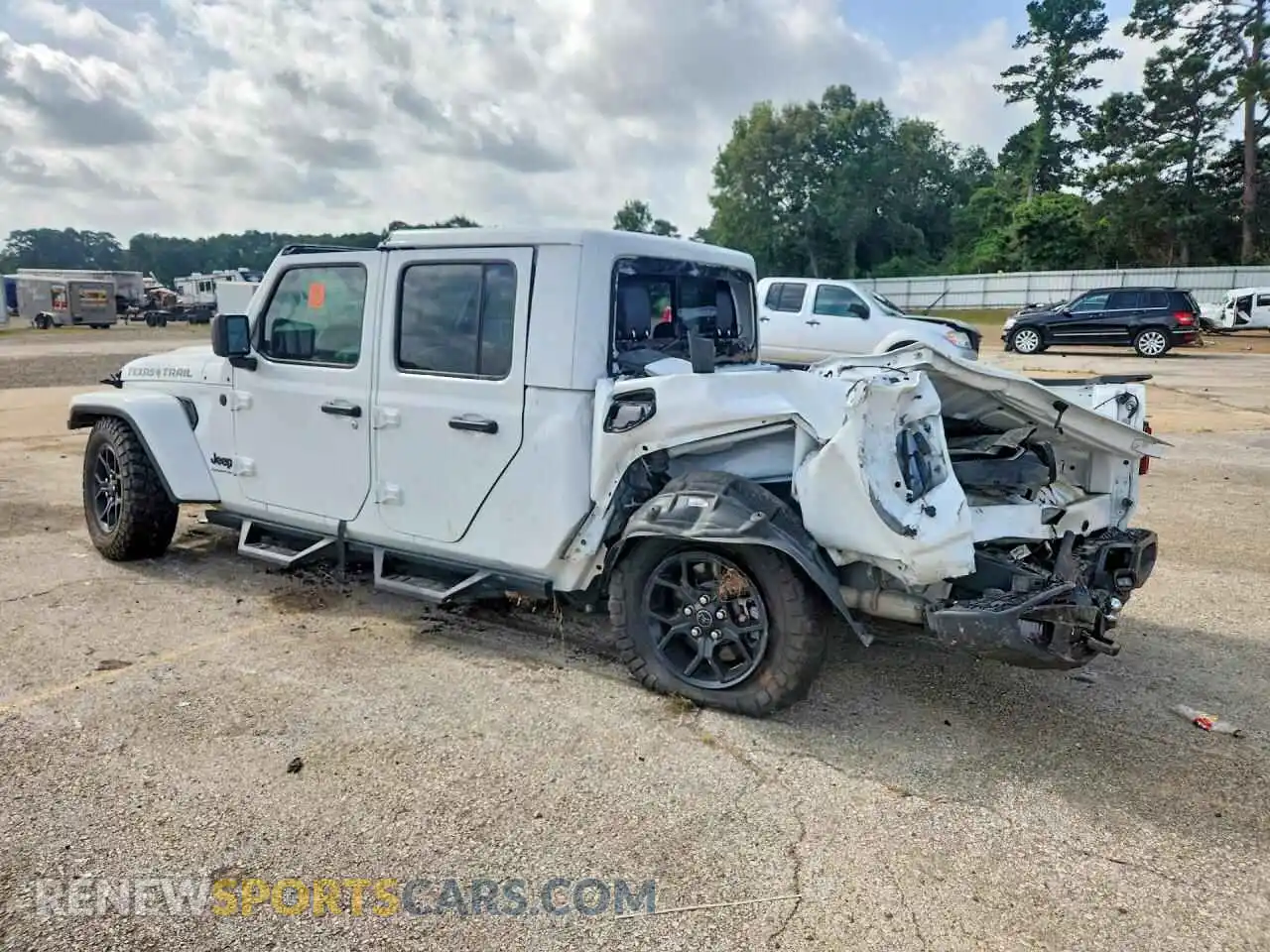 2 fotografías del automóvil dañado 1C6HJTAG2RL128742 JEEP GLADIATOR 2024