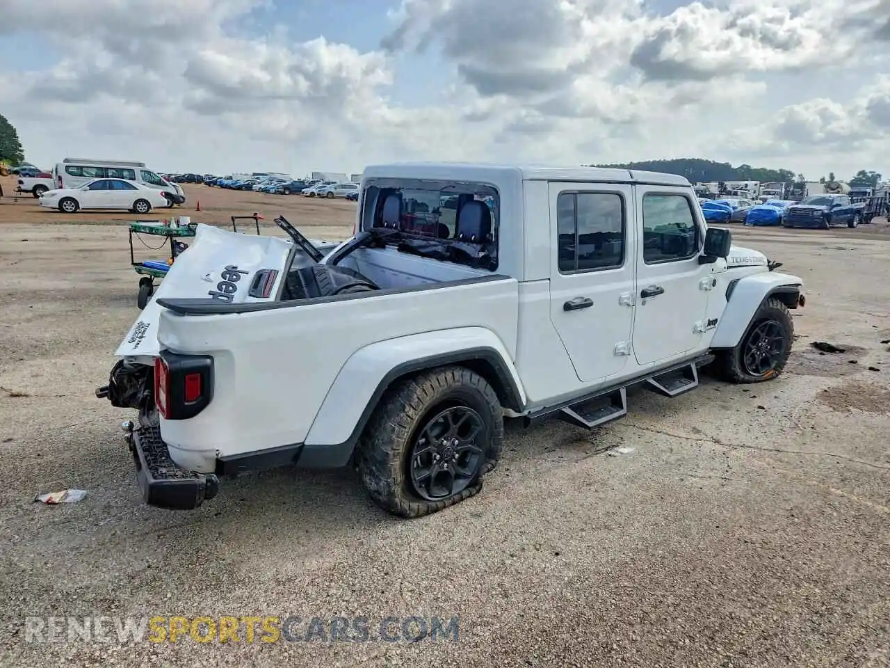 3 fotografías del automóvil dañado 1C6HJTAG2RL128742 JEEP GLADIATOR 2024