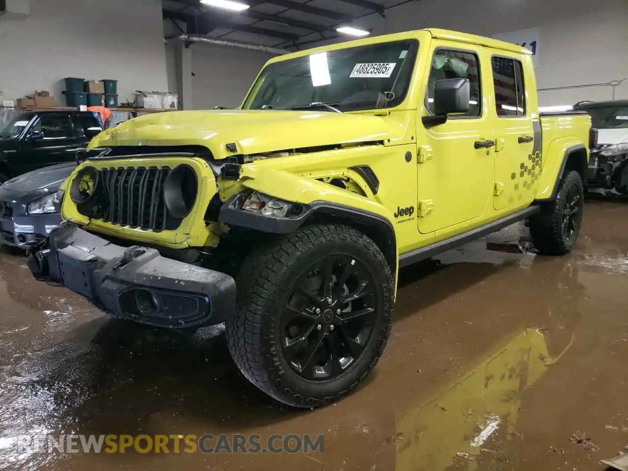 1 Photograph of a damaged car 1C6HJTAG4RL125583 JEEP GLADIATOR 2024