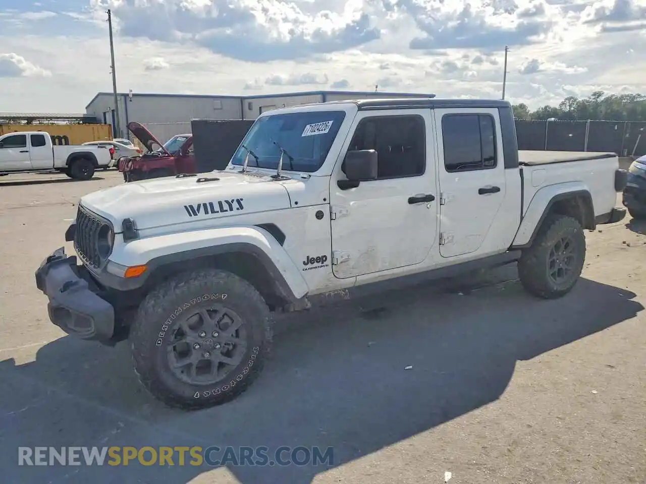 1 Фотография поврежденного автомобиля 1C6HJTAG5RL109067 JEEP GLADIATOR 2024