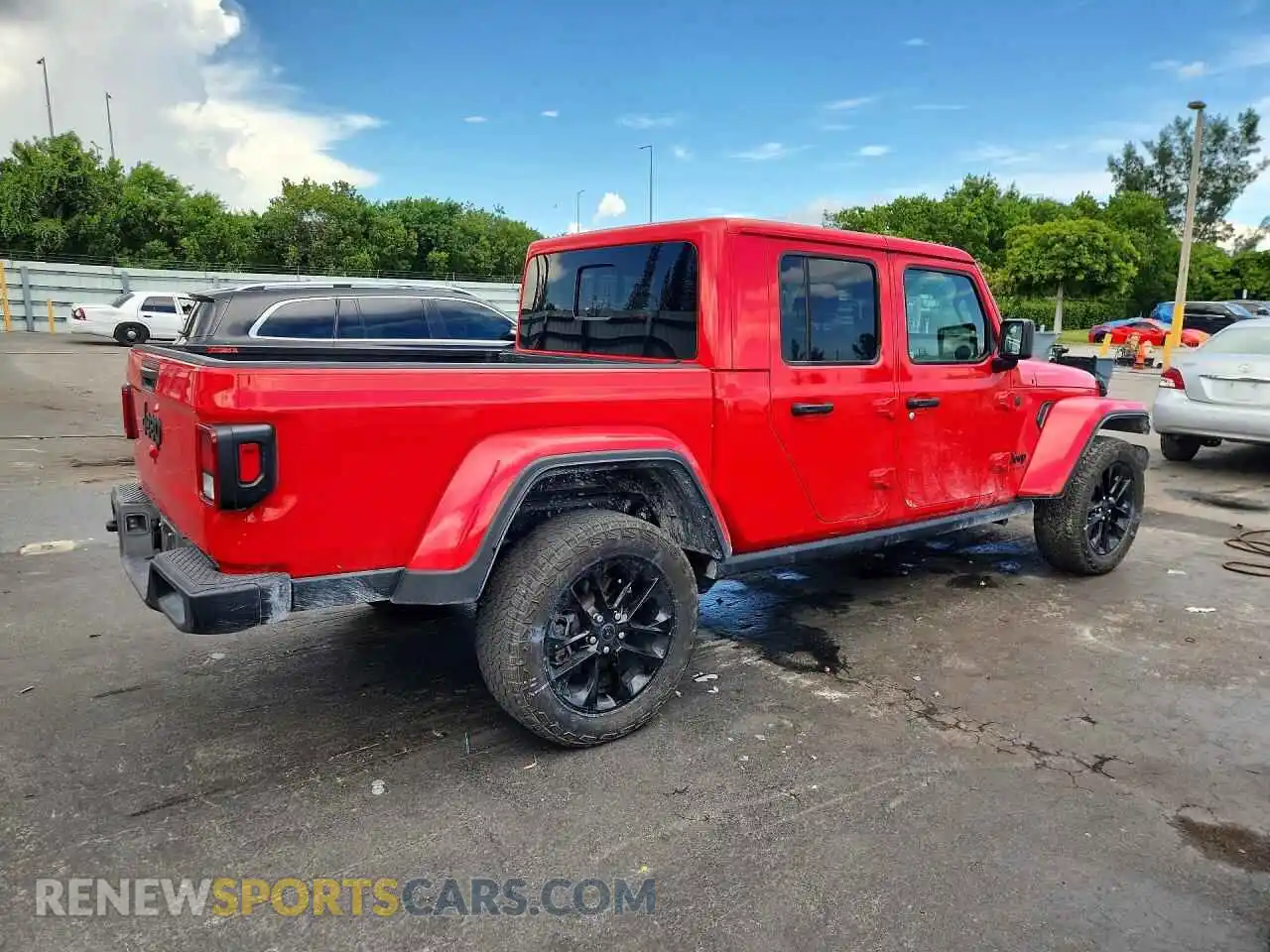 3 fotografías del automóvil dañado 1C6HJTAG7RL131300 JEEP GLADIATOR 2024