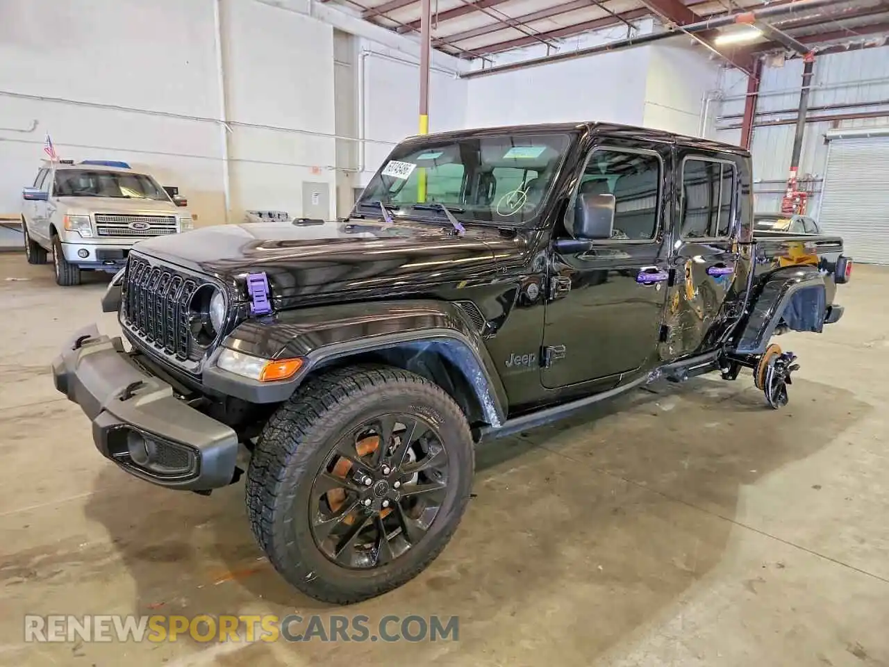 1 Photograph of a damaged car 1C6HJTAG7RL132740 JEEP GLADIATOR 2024