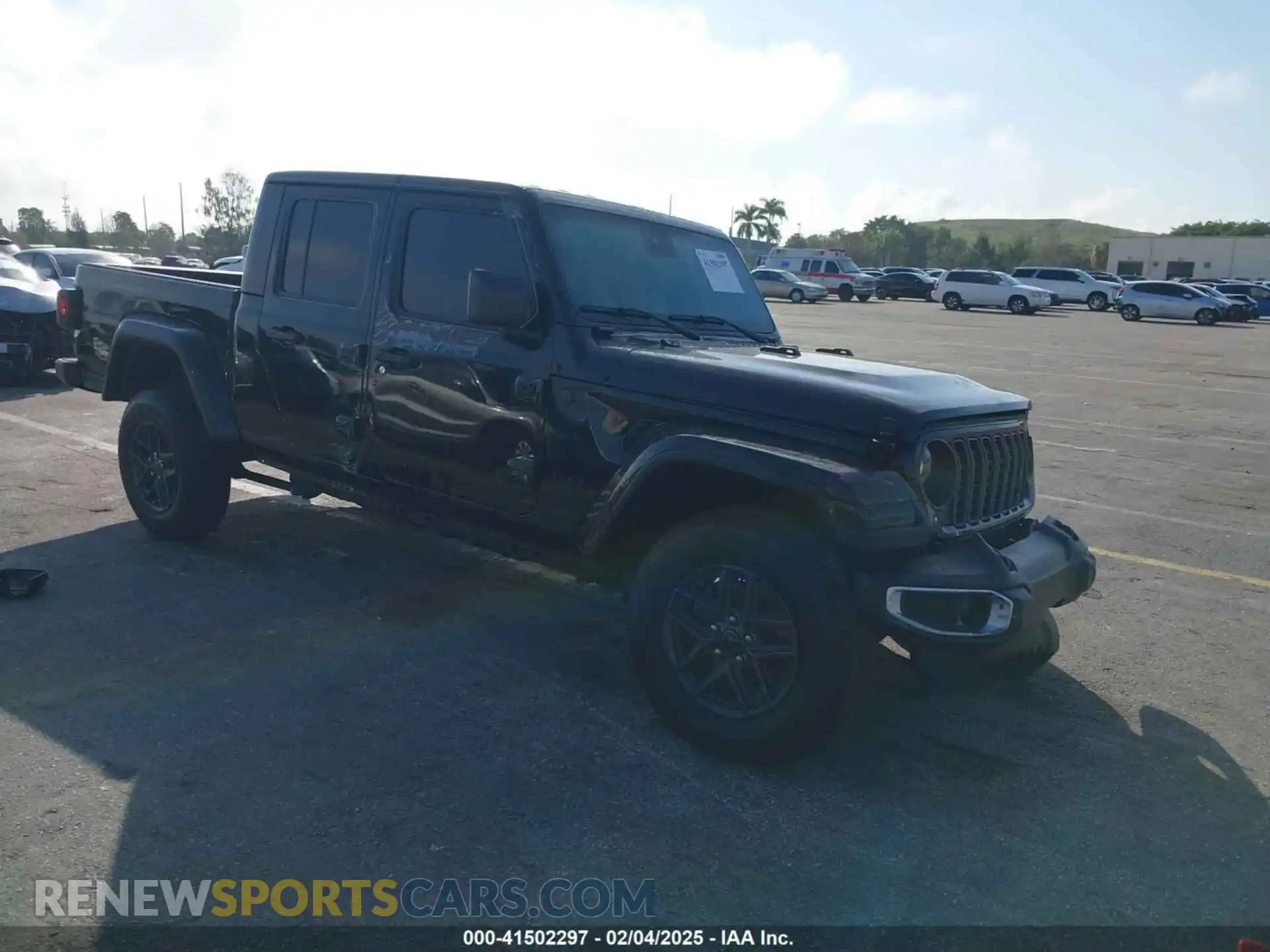 1 Photograph of a damaged car 1C6HJTAG8RL102534 JEEP GLADIATOR 2024