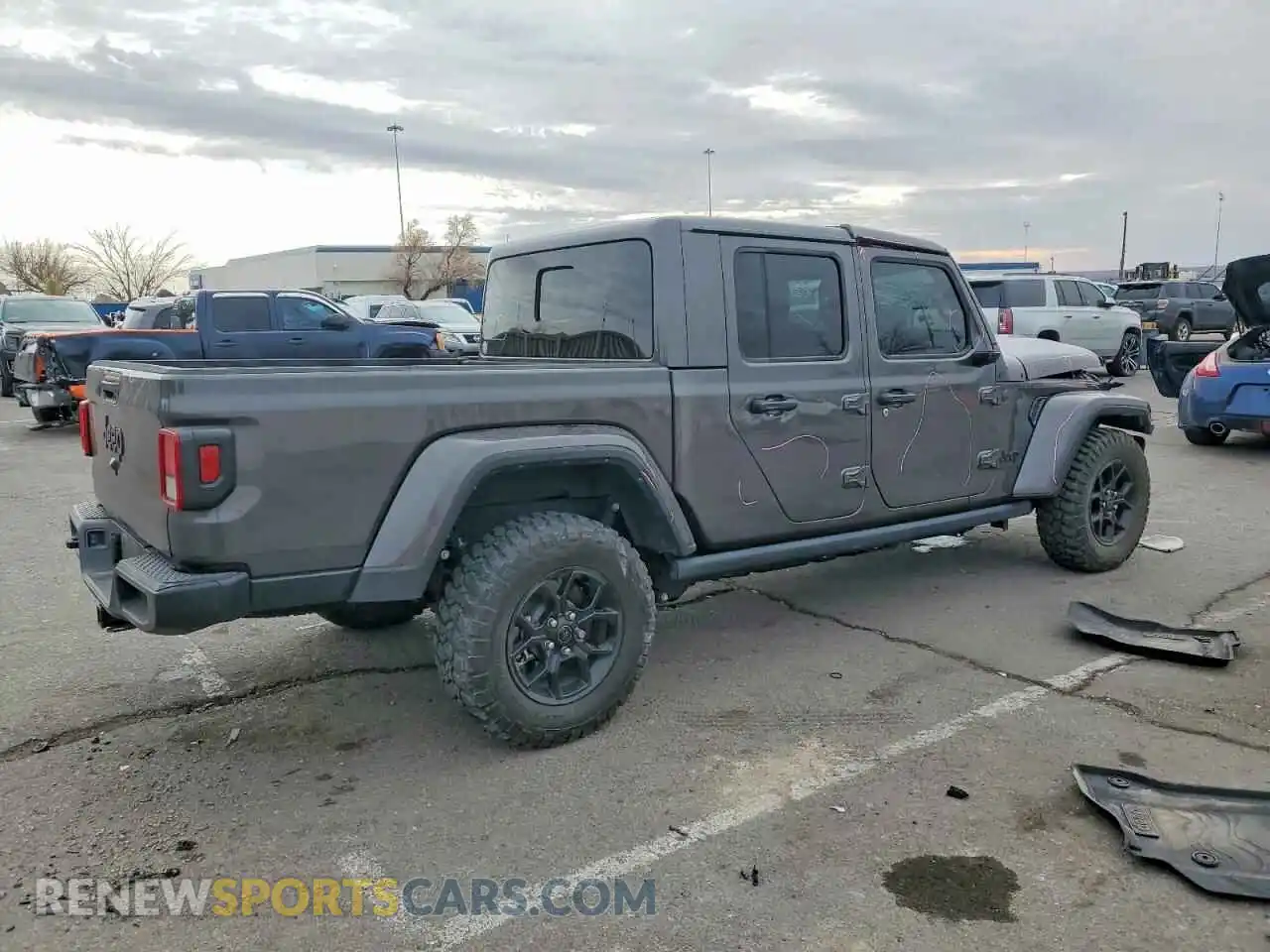 3 Photograph of a damaged car 1C6HJTAG8RL130673 JEEP GLADIATOR 2024