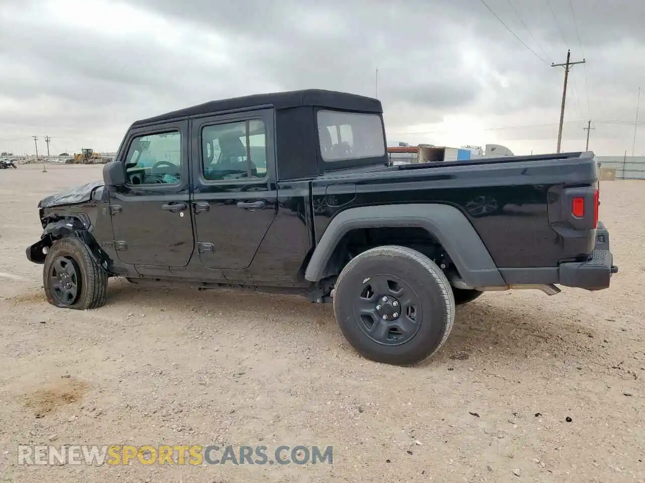 2 fotografías del automóvil dañado 1C6HJTAG8RL131113 JEEP GLADIATOR 2024