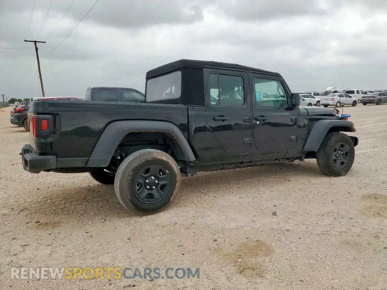 3 fotografías del automóvil dañado 1C6HJTAG8RL131113 JEEP GLADIATOR 2024