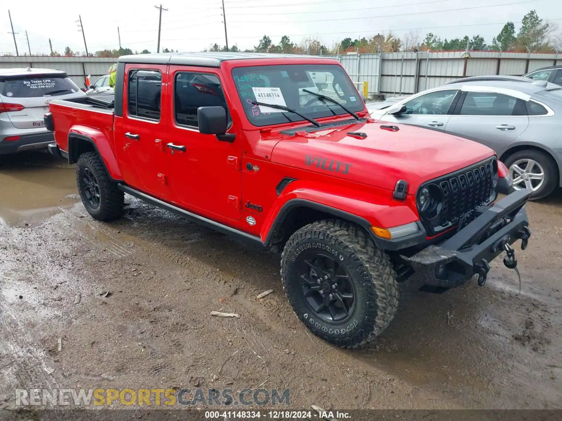 1 Photograph of a damaged car 1C6HJTAGXRL126723 JEEP GLADIATOR 2024