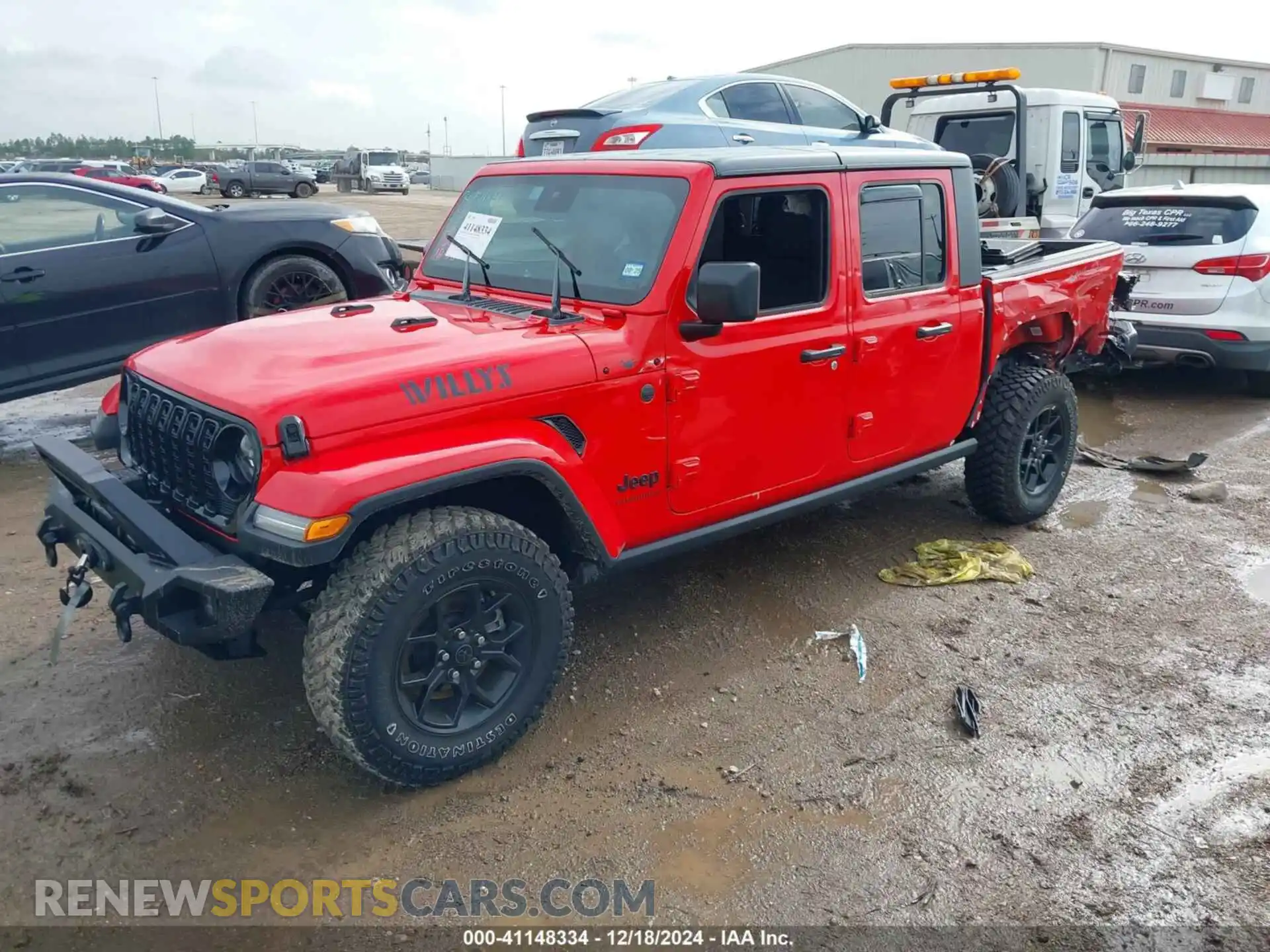 2 Photograph of a damaged car 1C6HJTAGXRL126723 JEEP GLADIATOR 2024