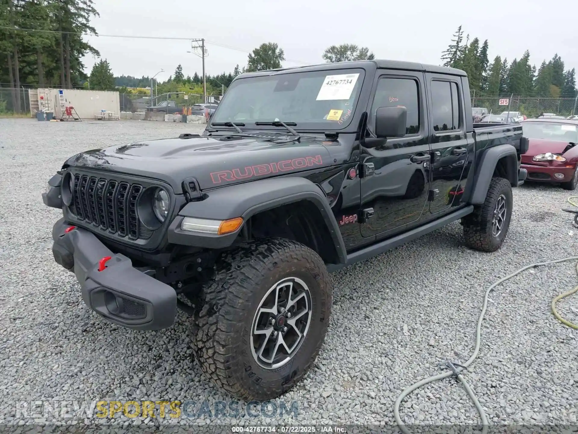2 Photograph of a damaged car 1C6JJTBG7RL106512 JEEP GLADIATOR 2024