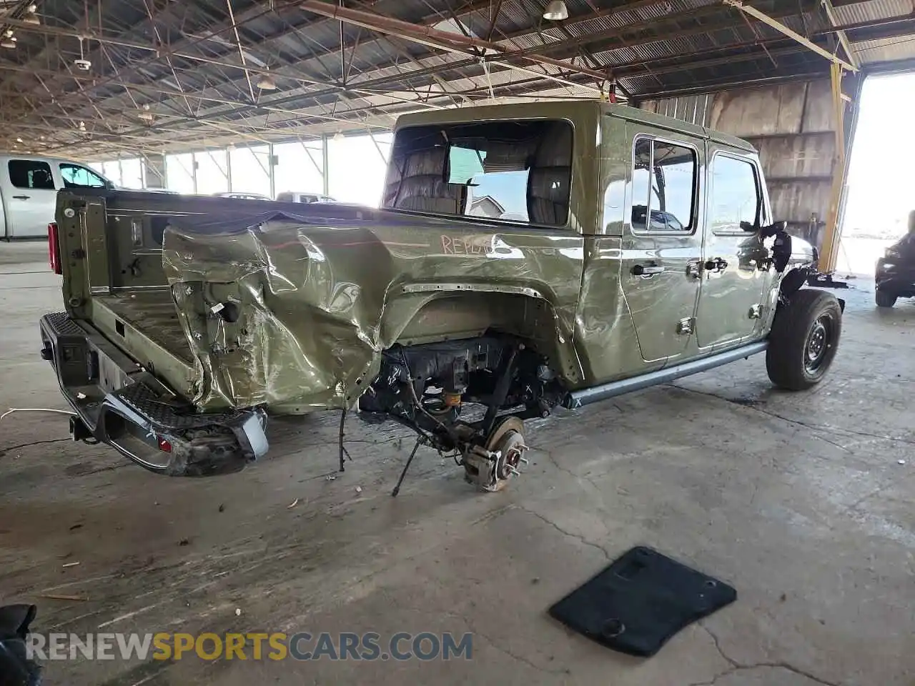 3 fotografías del automóvil dañado 1C6PJTAG2SL507399 JEEP GLADIATOR 2025