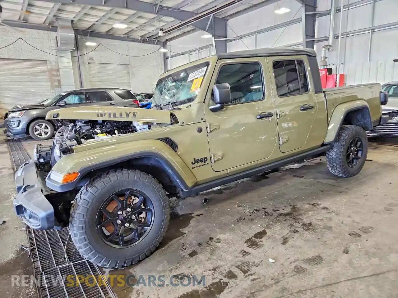 1 Photograph of a damaged car 1C6PJTAG9SL513488 JEEP GLADIATOR 2025