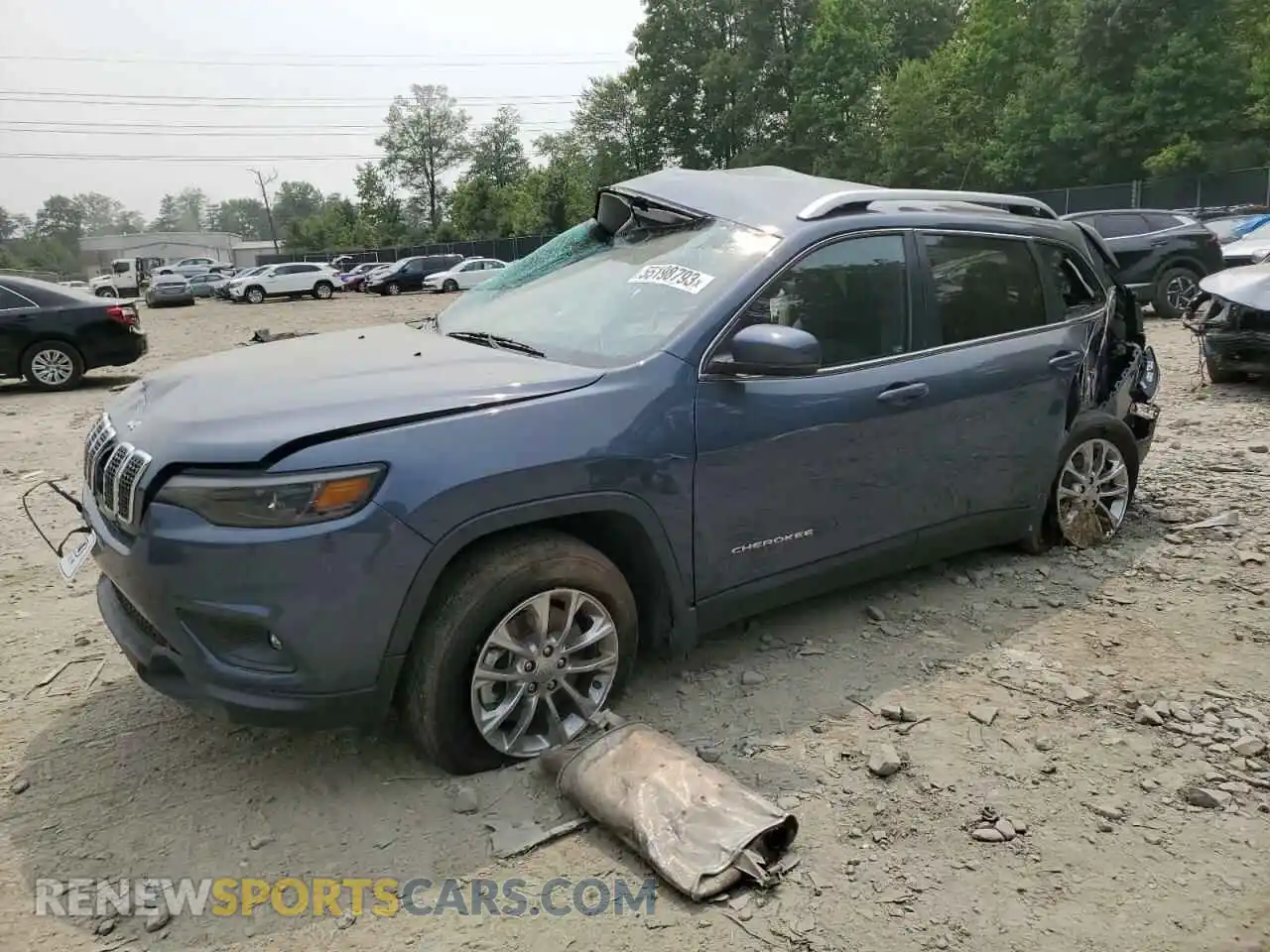 1 Photograph of a damaged car 1C4PJMLBXMD210491 JEEP GRAND CHER 2021