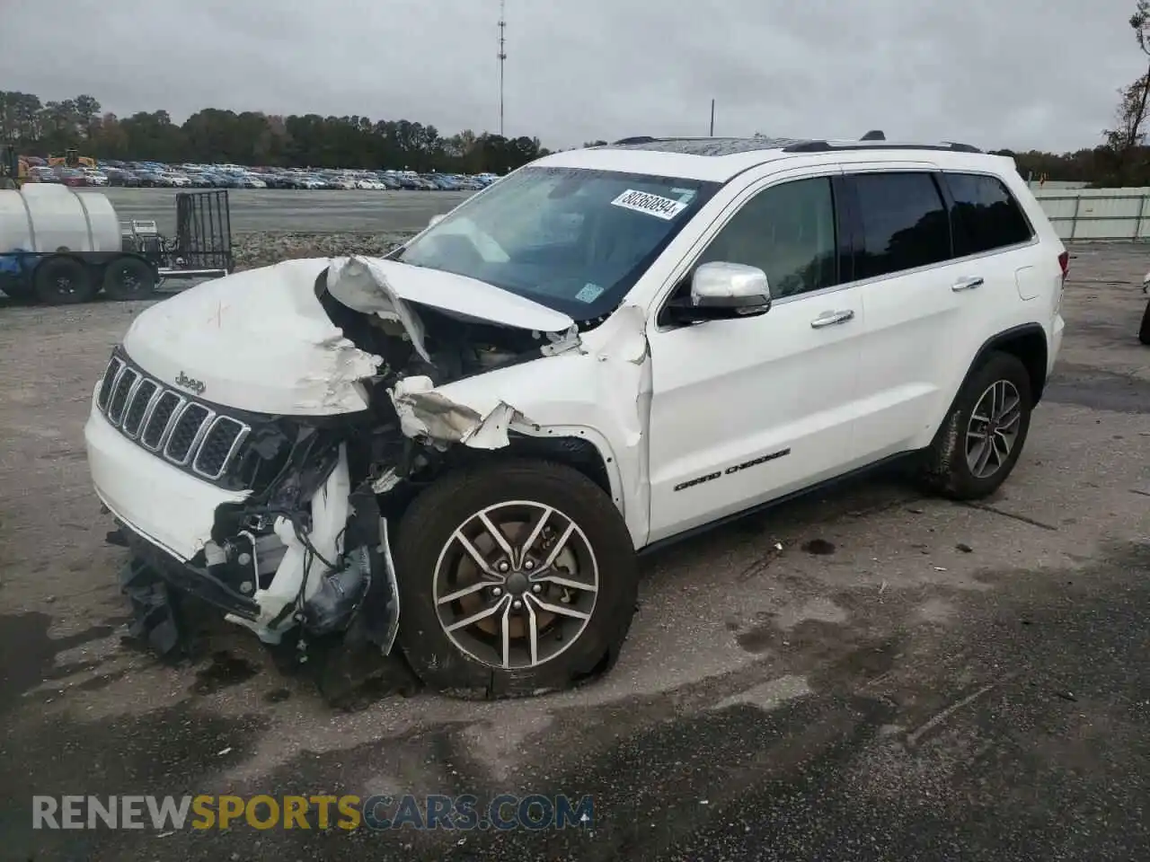 1 Photograph of a damaged car 1C4RJEBG1MC571318 JEEP GRAND CHER 2021