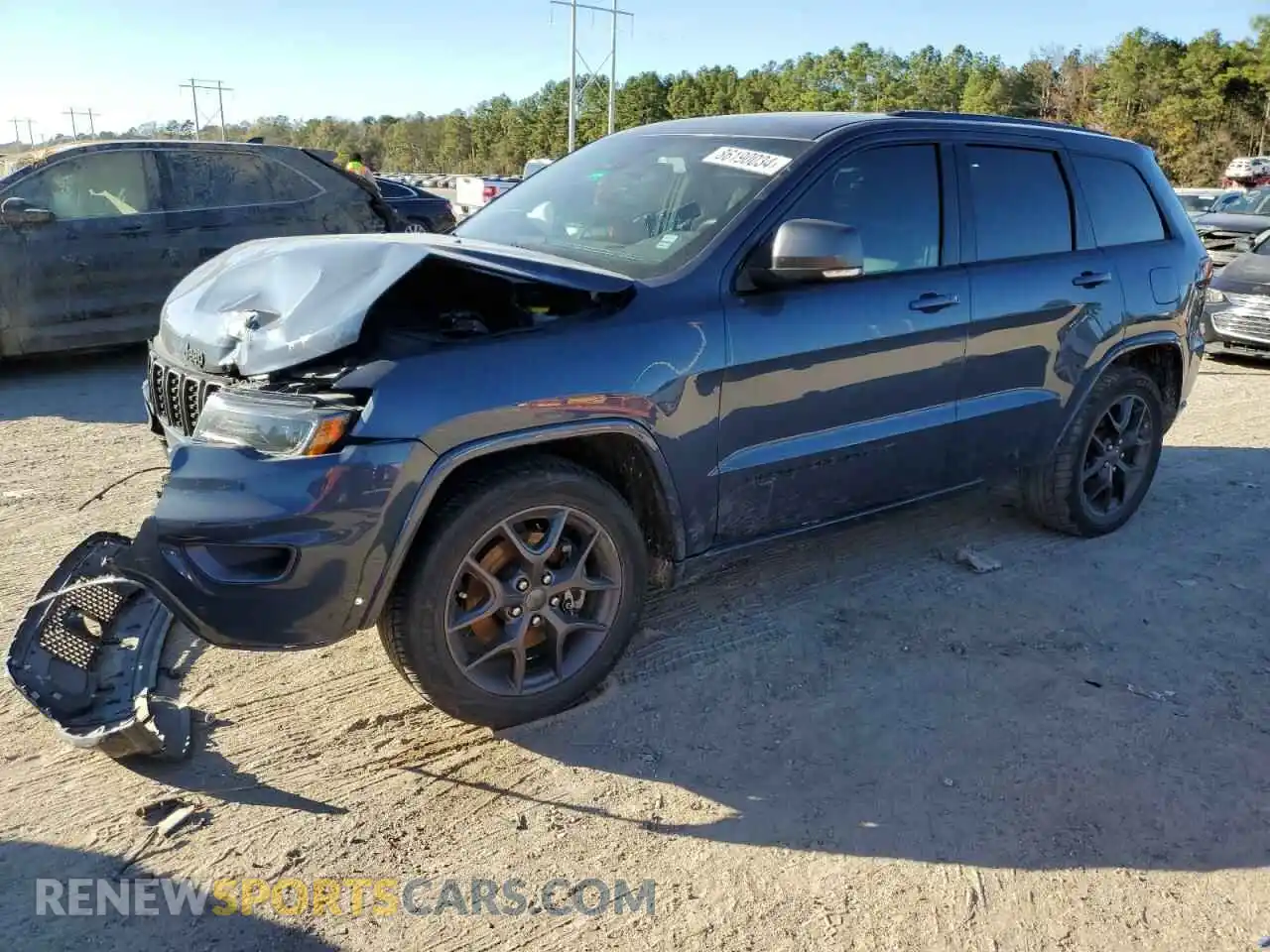 1 Photograph of a damaged car 1C4RJEBG2MC680287 JEEP GRAND CHER 2021