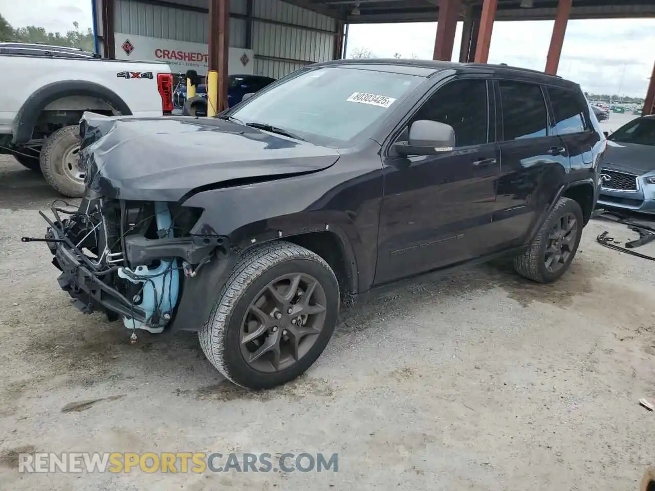 1 Photograph of a damaged car 1C4RJEBG7MC680141 JEEP GRAND CHER 2021