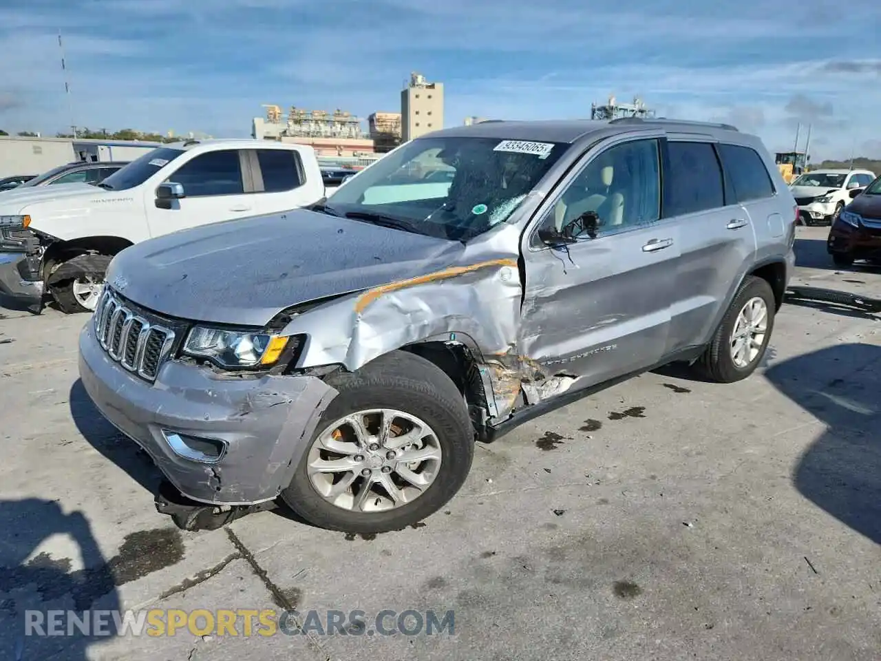 1 Photograph of a damaged car 1C4RJFAG2MC853829 JEEP GRAND CHER 2021