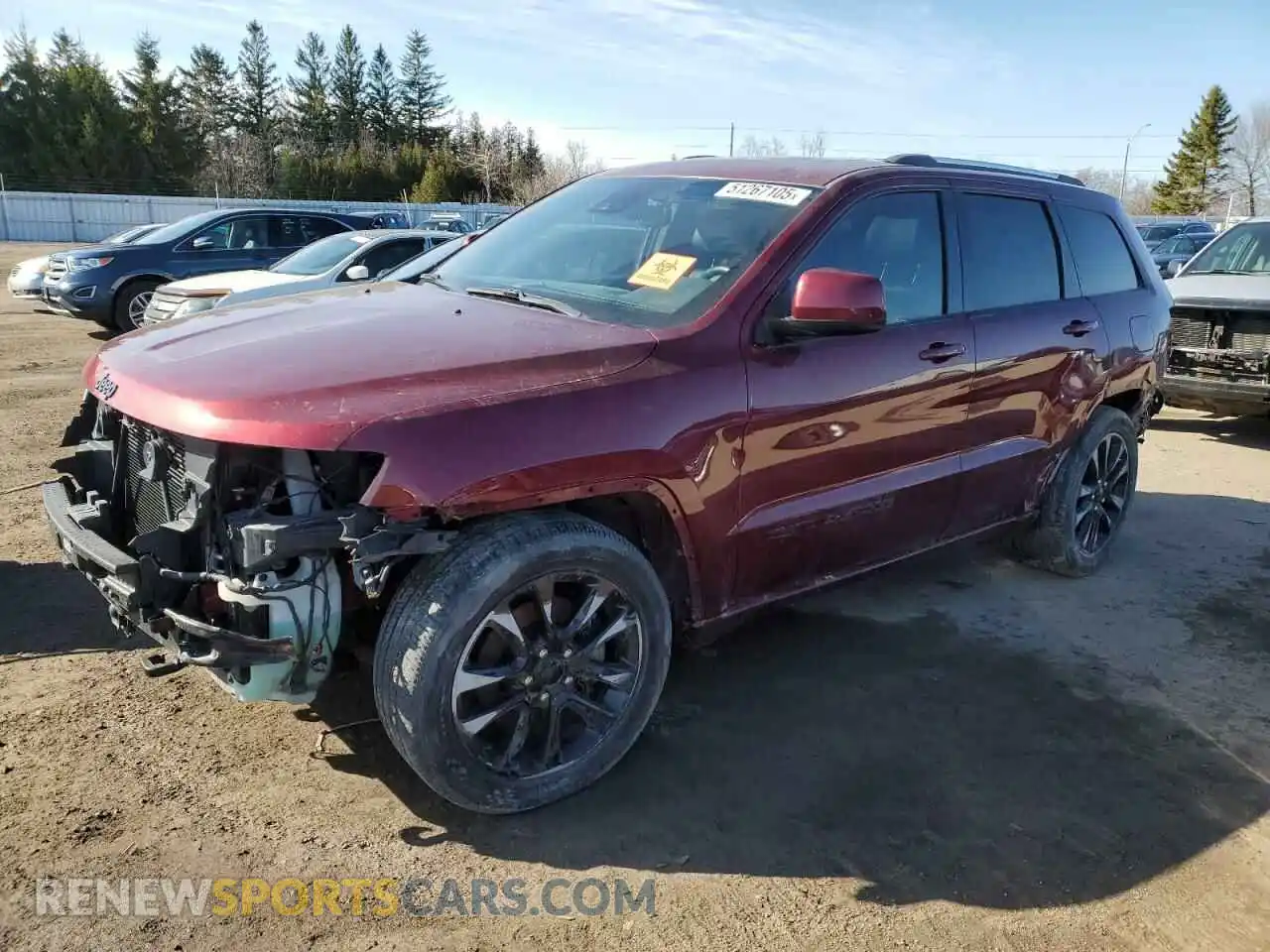 1 Photograph of a damaged car 1C4RJFAG4MC744286 JEEP GRAND CHER 2021
