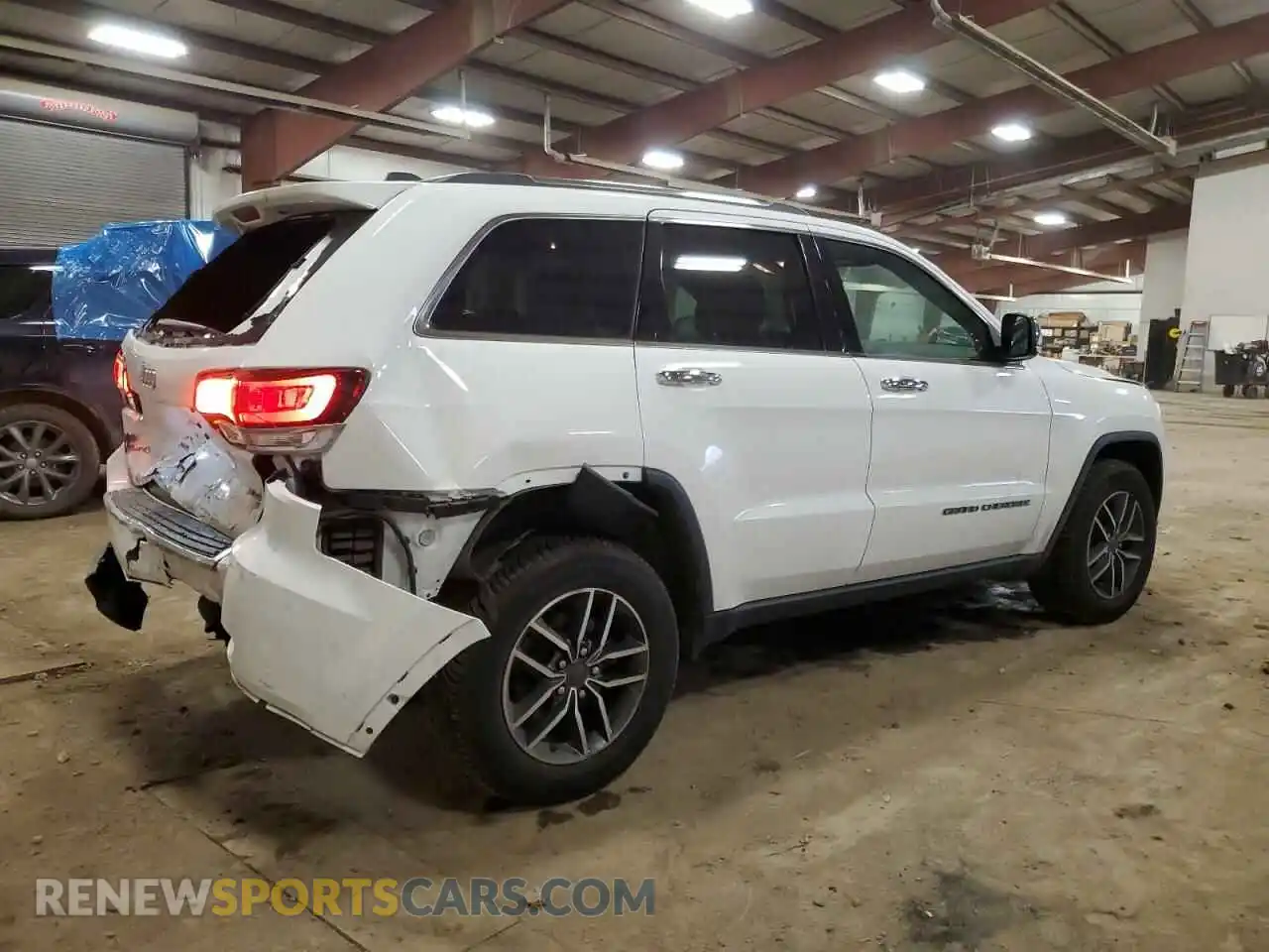 3 fotografías del automóvil dañado 1C4RJFBG2MC589042 JEEP GRAND CHER 2021