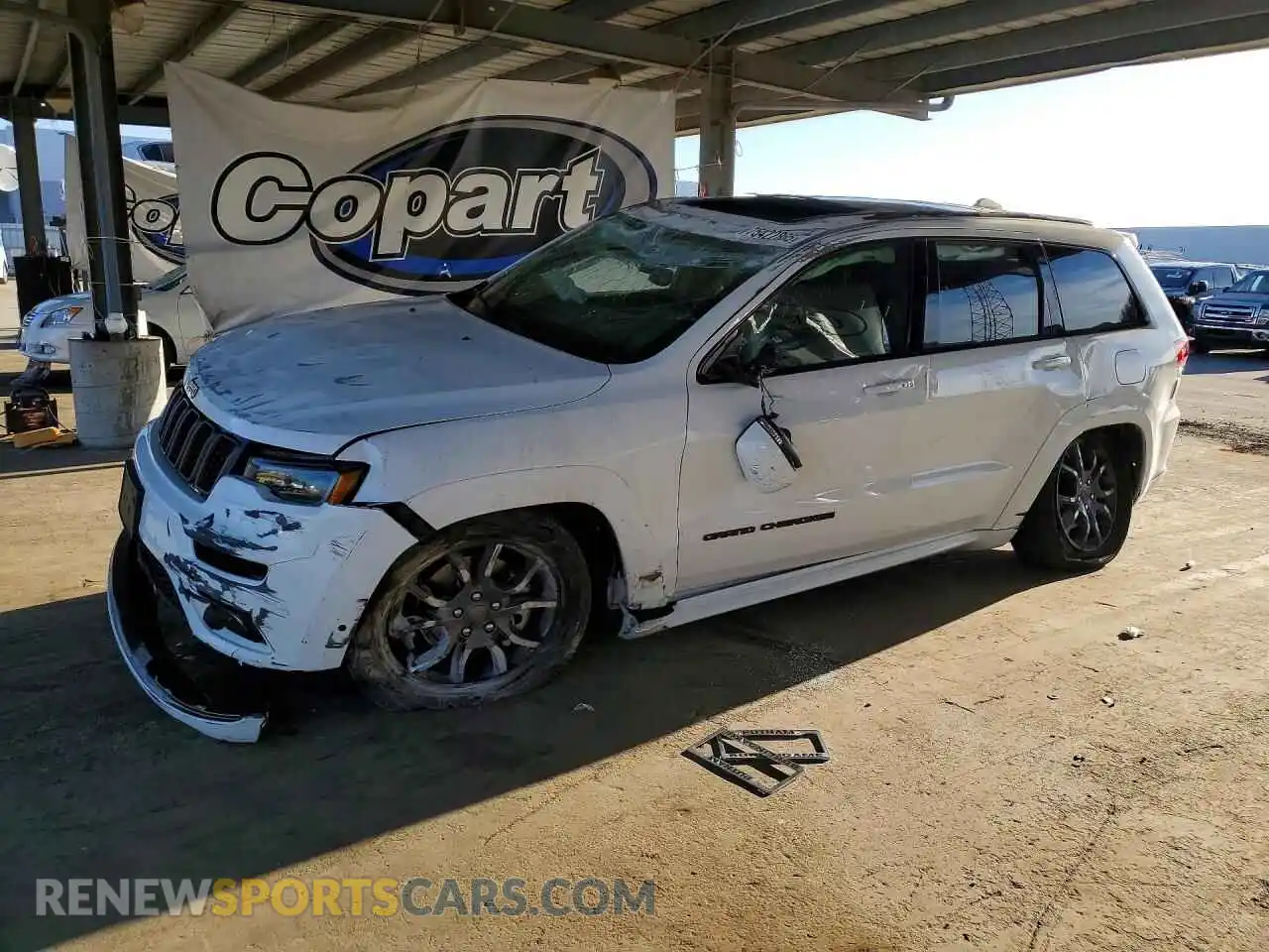 1 Photograph of a damaged car 1C4RJFCG0MC536645 JEEP GRAND CHER 2021