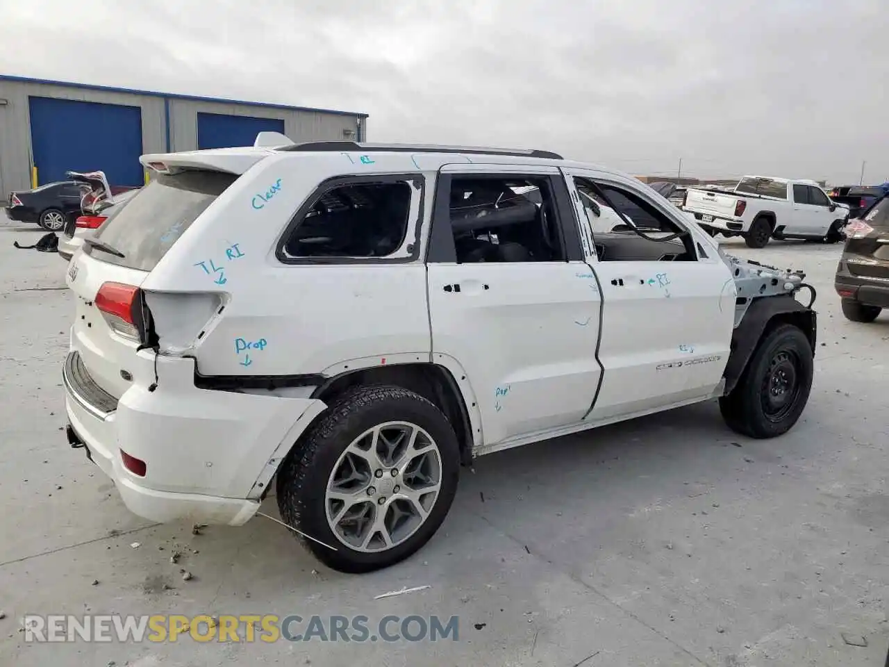 3 Фотография поврежденного автомобиля 1C4RJFCG4MC592801 JEEP GRAND CHER 2021
