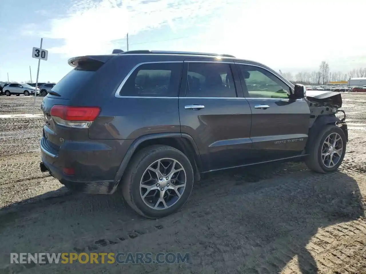 3 fotografías del automóvil dañado 1C4RJFCG7MC584885 JEEP GRAND CHER 2021