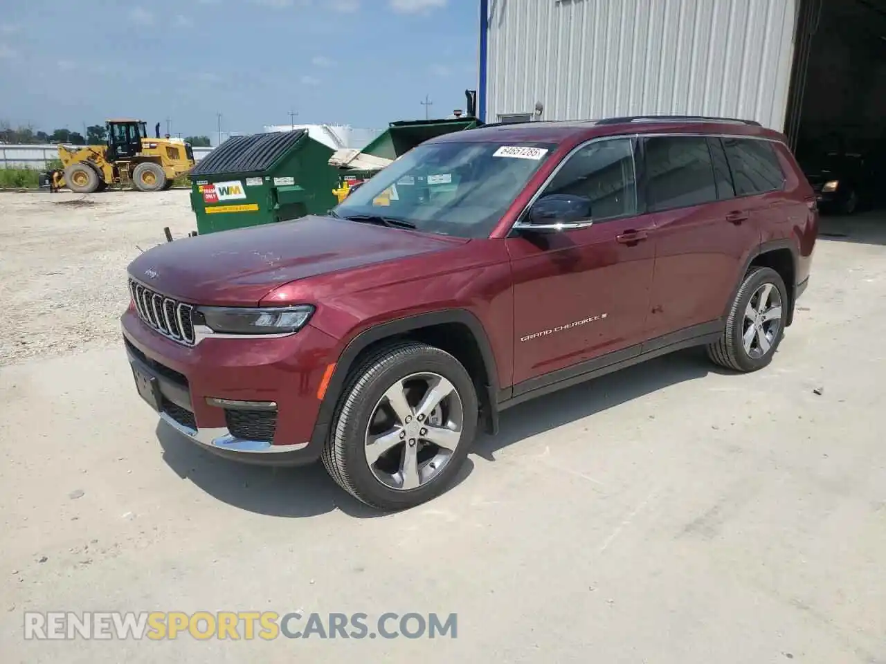 1 Photograph of a damaged car 1C4RJKBG2M8210357 JEEP GRAND CHER 2021