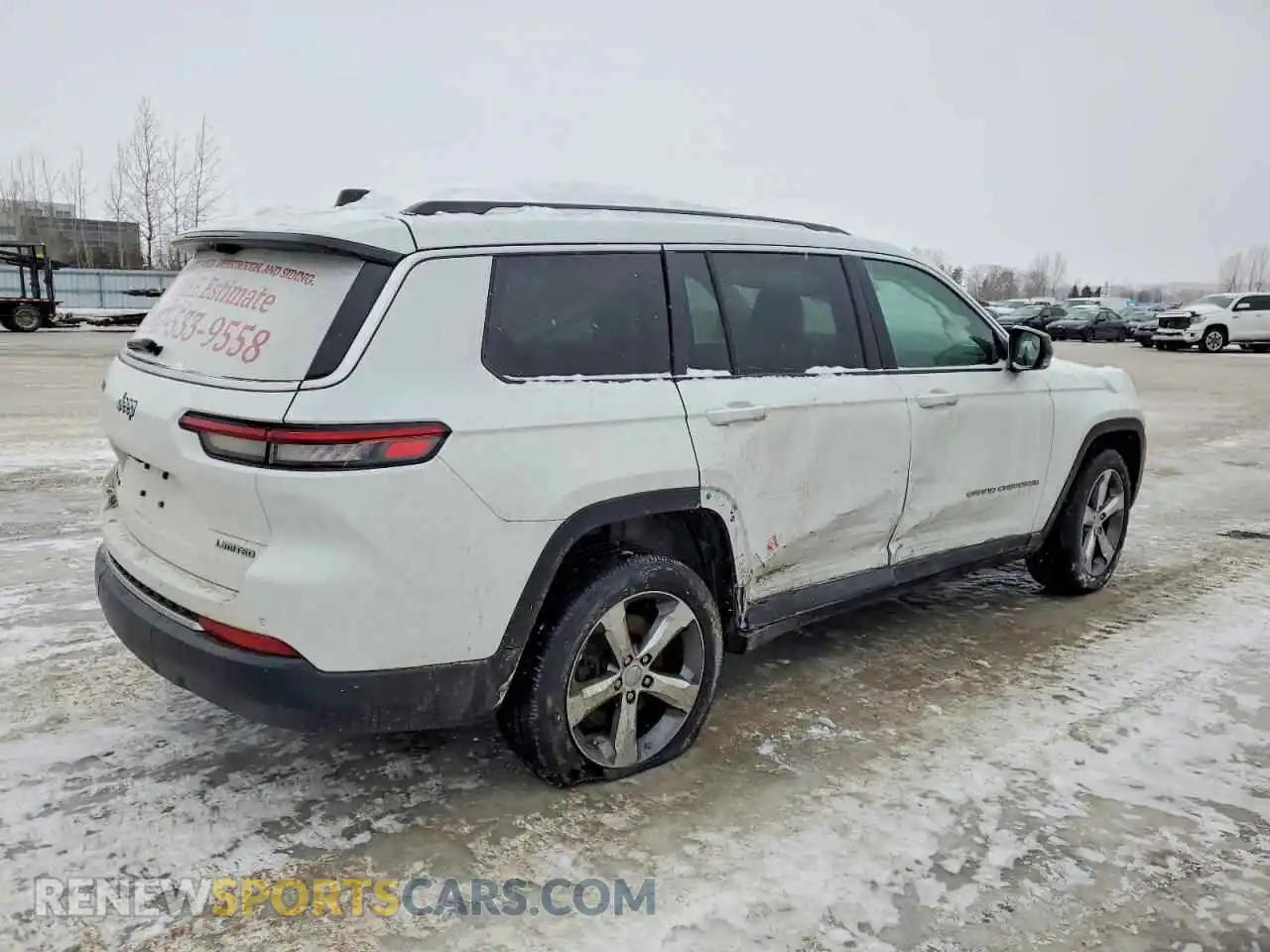 3 fotografías del automóvil dañado 1C4RJKBG4M8108543 JEEP GRAND CHER 2021