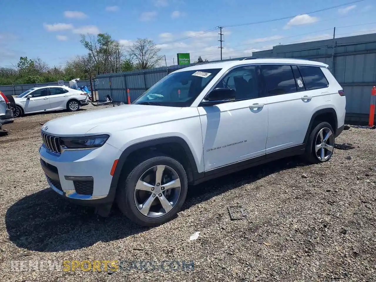 1 Photograph of a damaged car 1C4RJKBG6M8110472 JEEP GRAND CHER 2021
