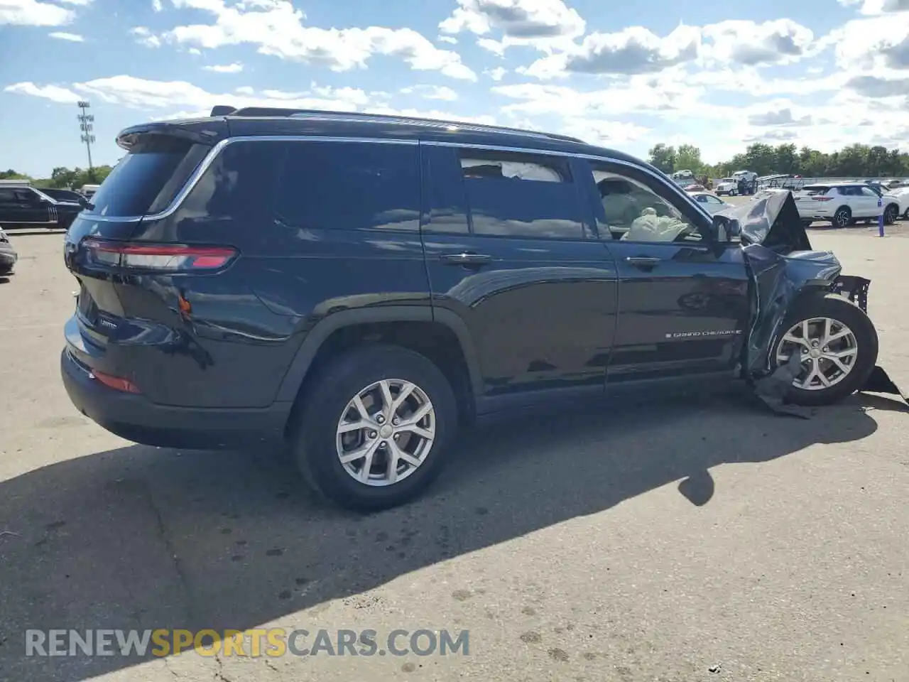3 fotografías del automóvil dañado 1C4RJKBG6M8134349 JEEP GRAND CHER 2021