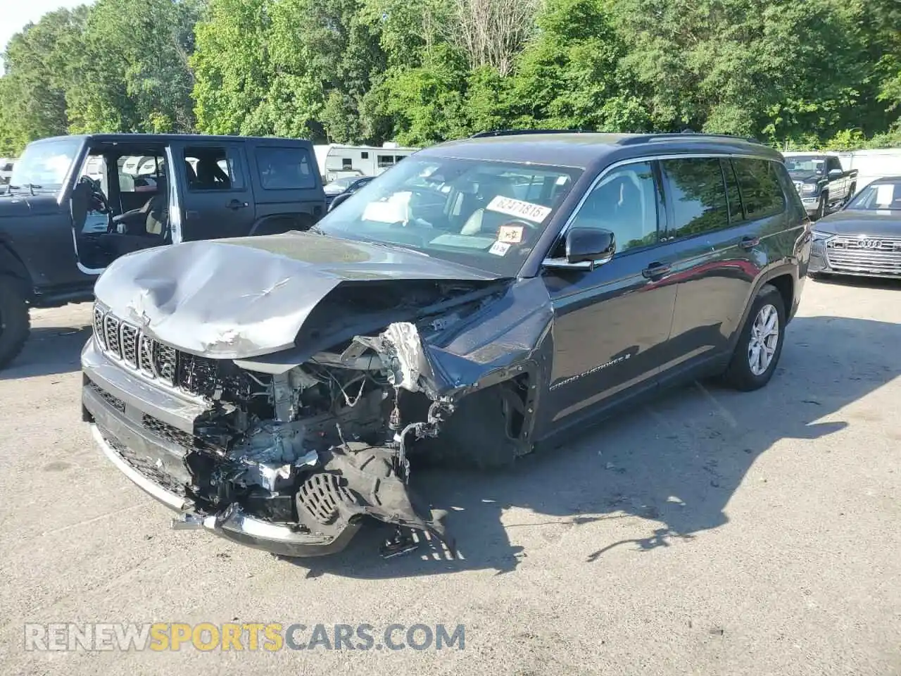 1 Photograph of a damaged car 1C4RJKBG6M8157792 JEEP GRAND CHER 2021